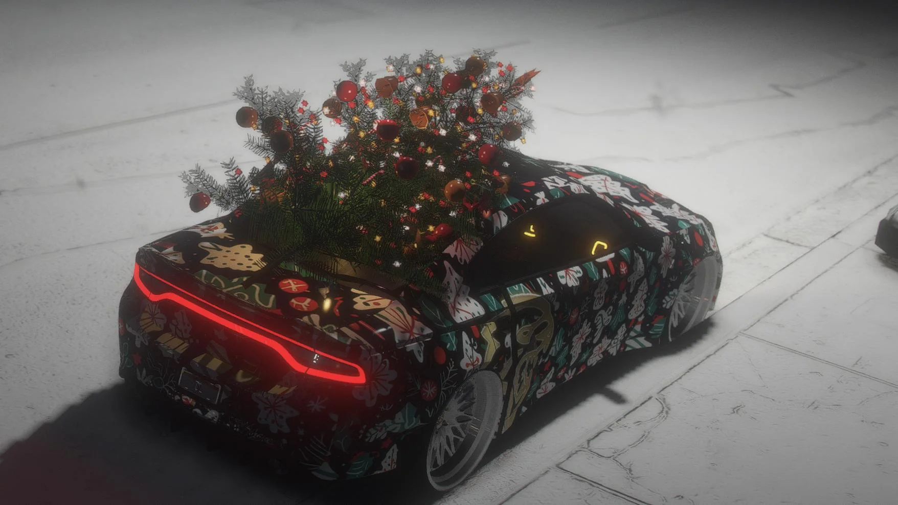 Dodge Charger Hellcat Christmas | Template | Debadged - Image 5