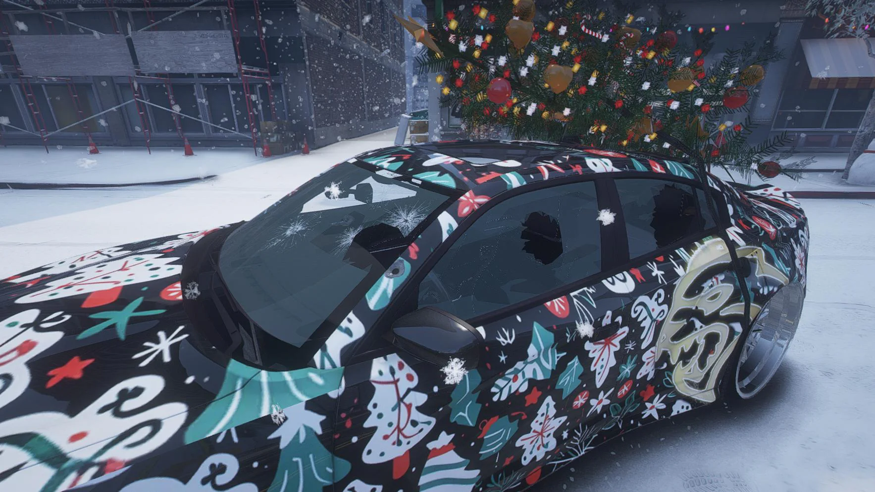 Dodge Charger Hellcat Christmas | Template | Debadged - Image 7