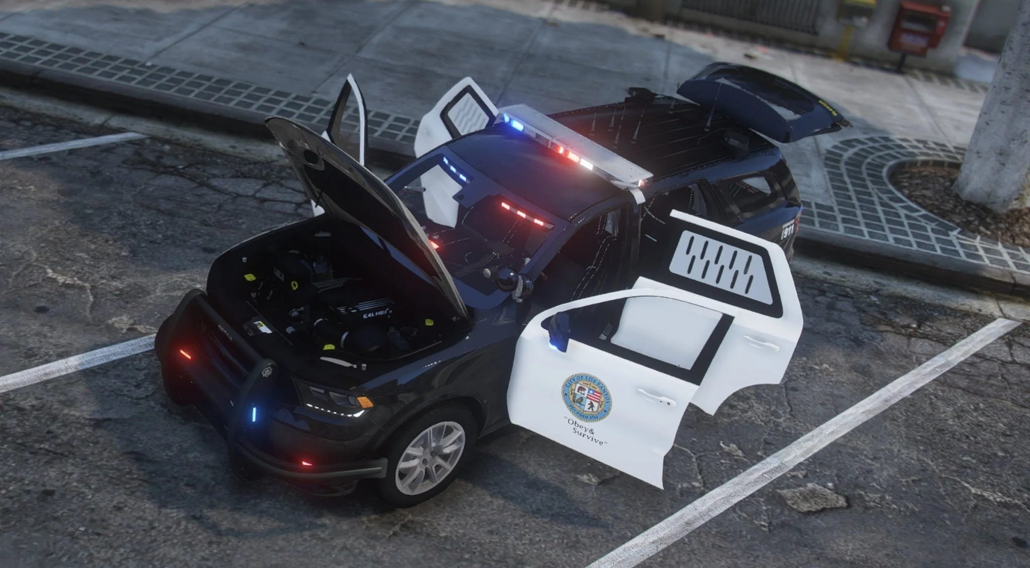 Dodge Durango LSPD | Debadged | Template - Image 3