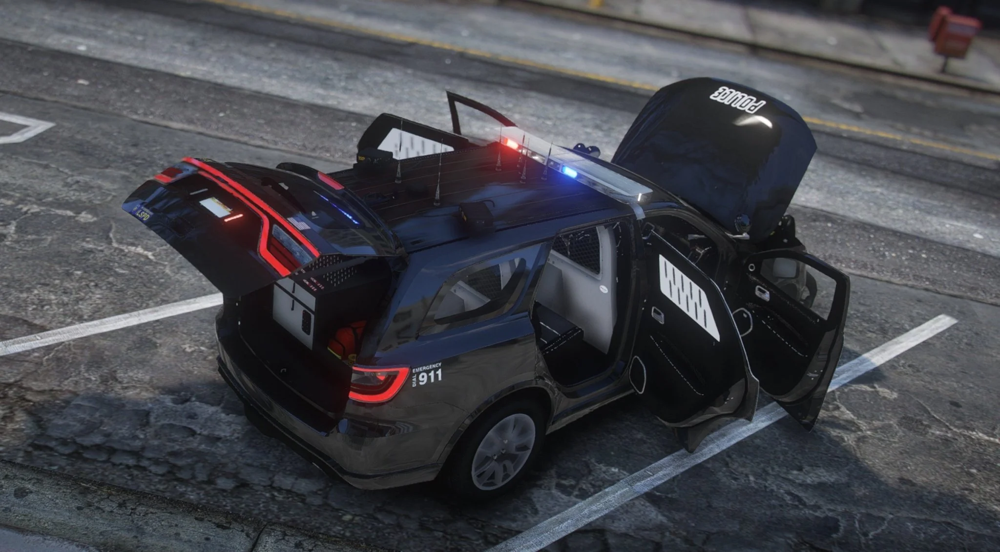 Dodge Durango LSPD | Debadged | Template - Image 4