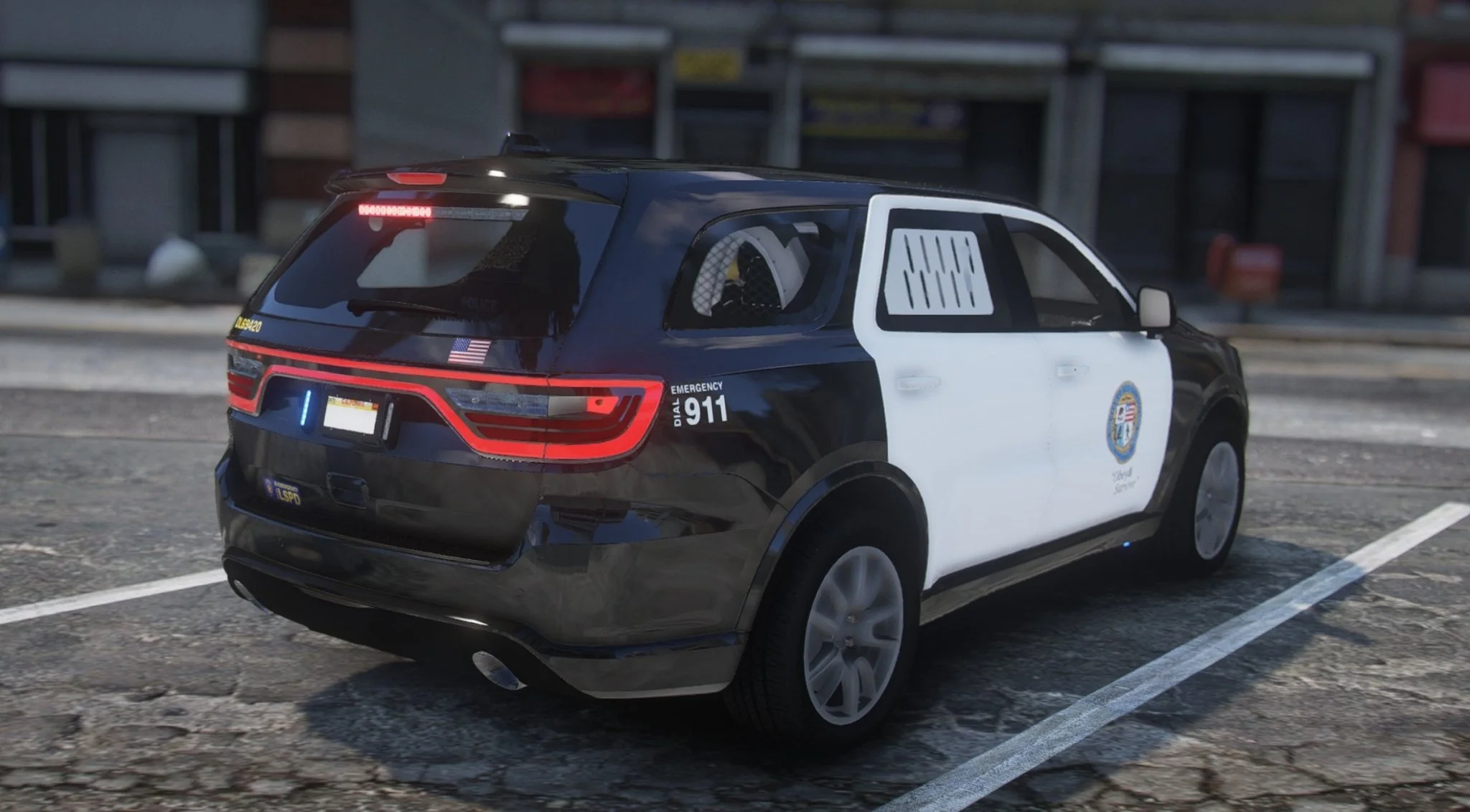 Dodge Durango LSPD | Debadged | Template - Image 7