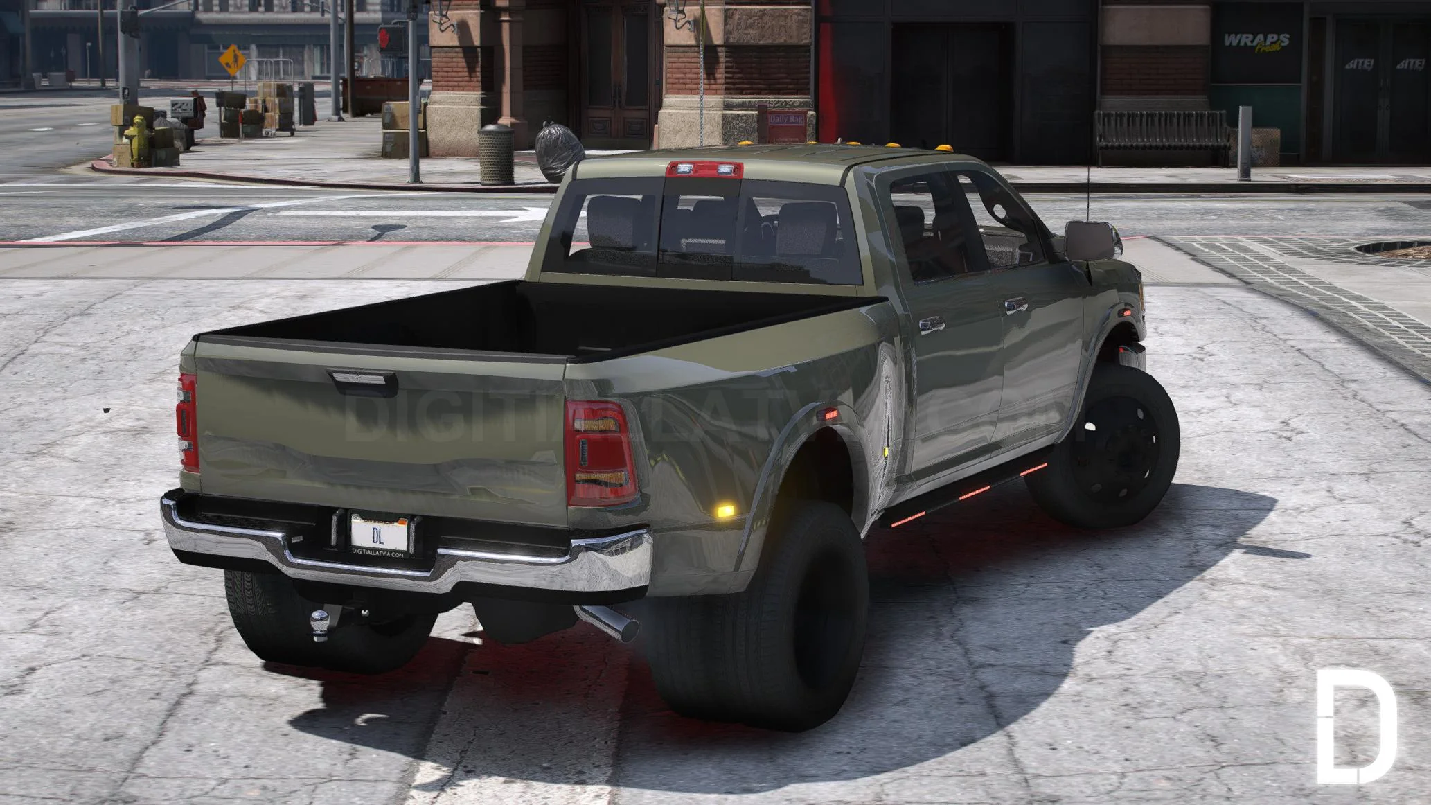 Dodge Ram 3500 Heavy Duty Police | Debadged | Template - Image 6