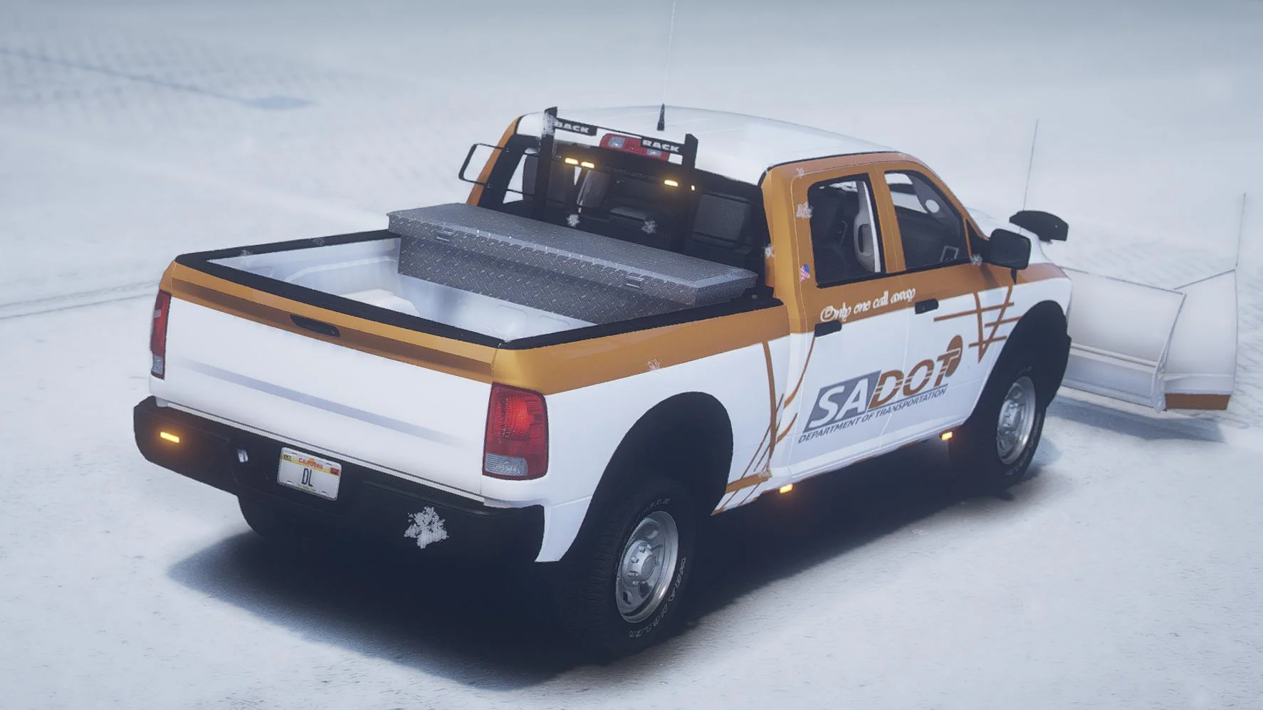 Dodge Ram Snow Plow | Debadged | Template - Image 2