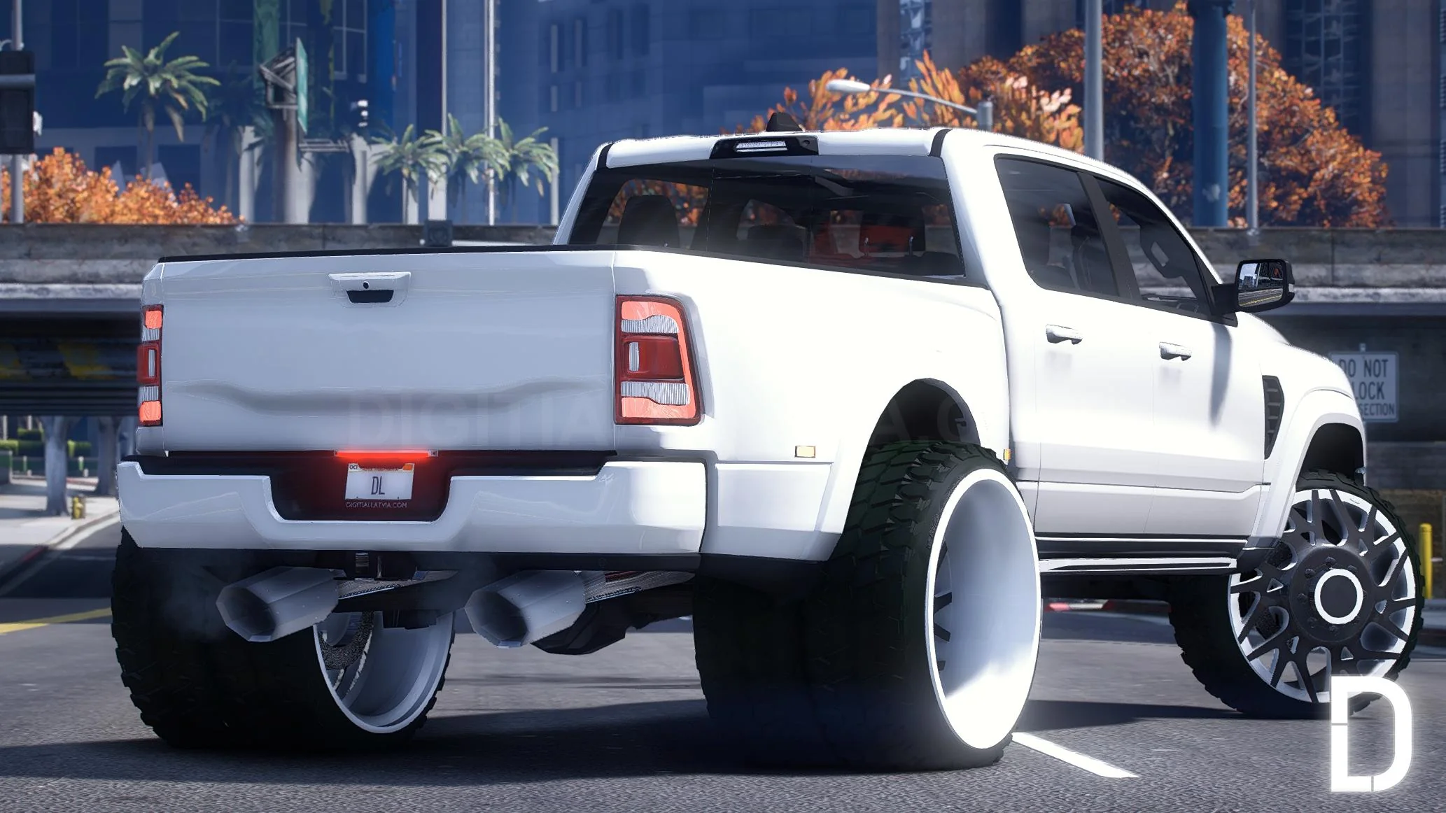 Dodge Ram TRX Dually Truck + Trailer | Debadged - Image 4