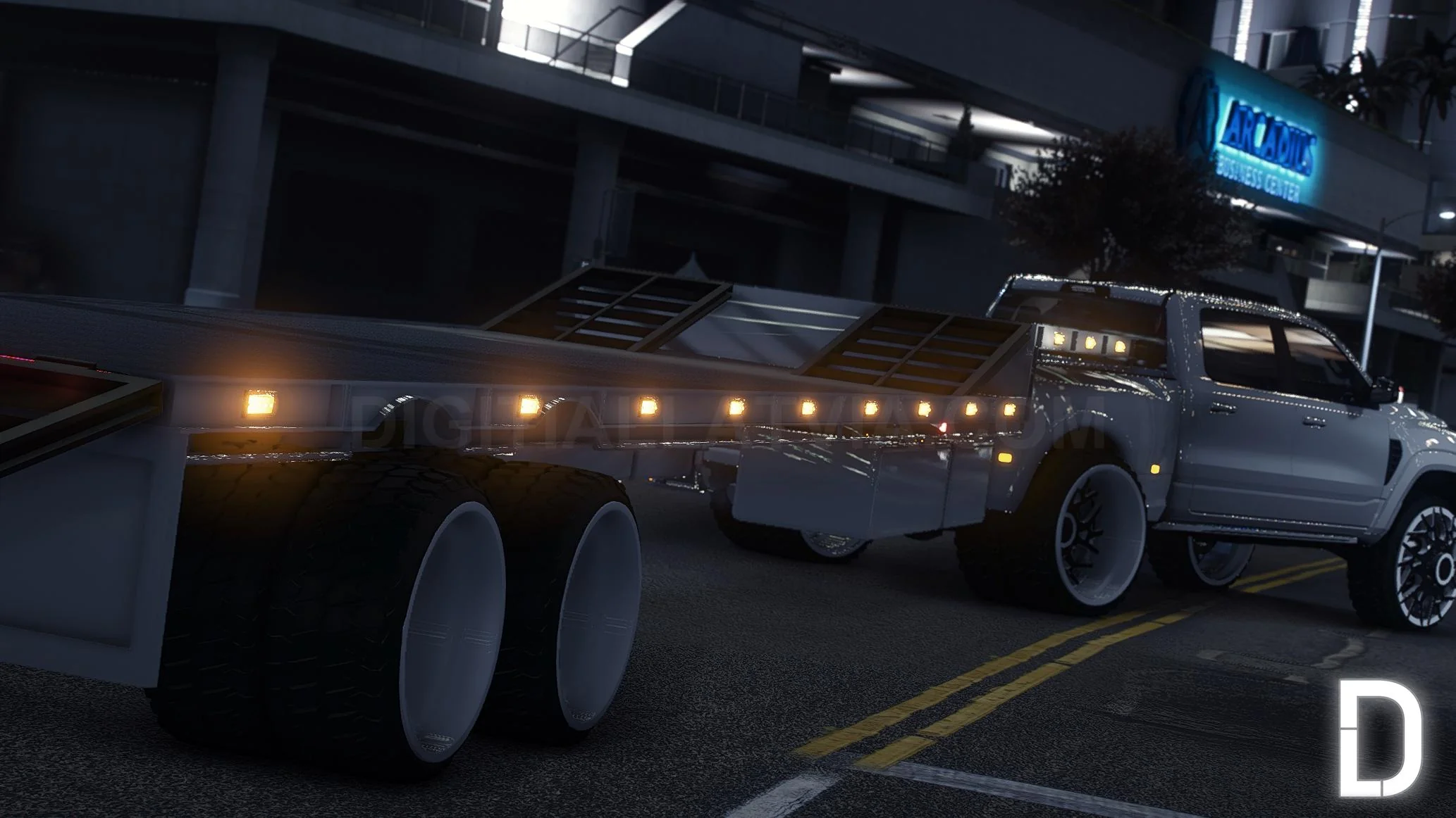 Dodge Ram TRX Dually Truck + Trailer | Debadged - Image 8