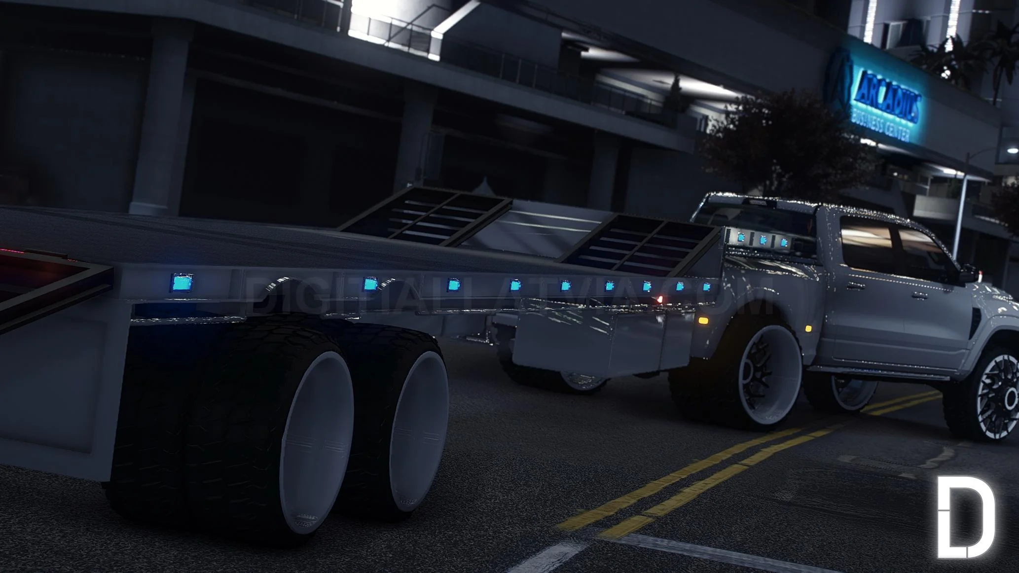 Dodge Ram TRX Dually Truck + Trailer | Debadged - Image 9