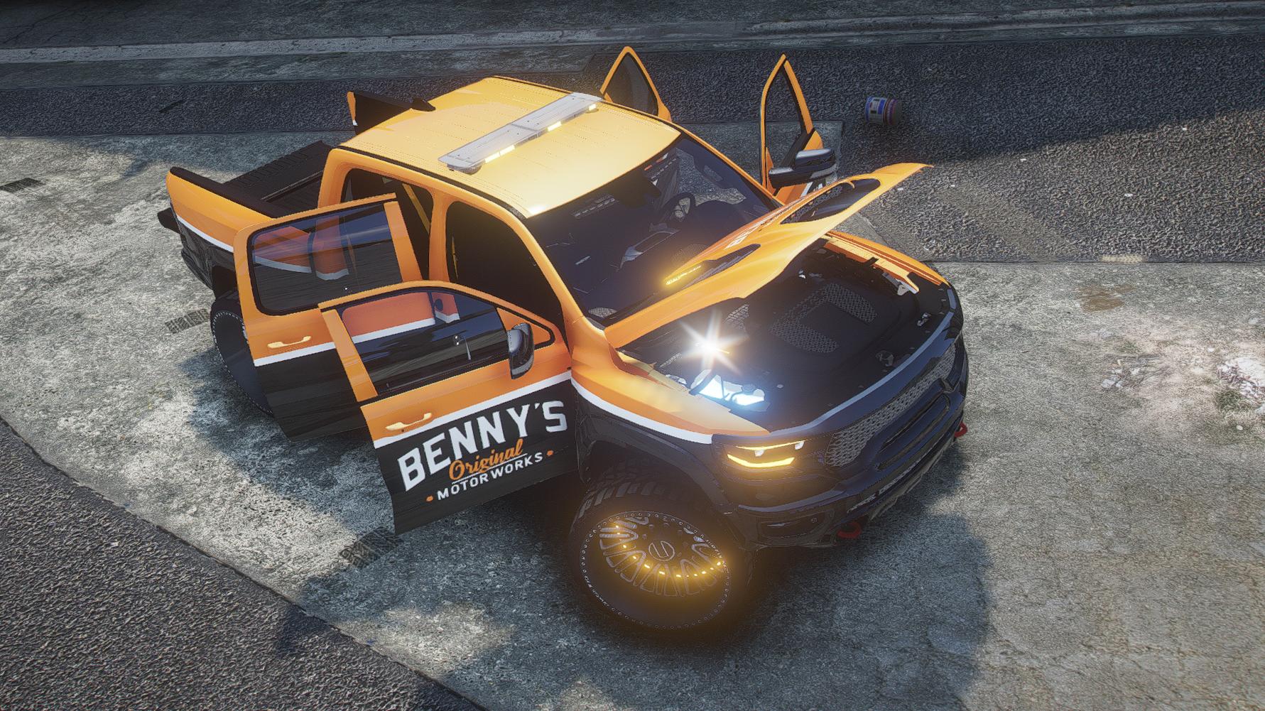 Dodge RAM TRX Lifted Bennys | Debadged | Template - Image 3