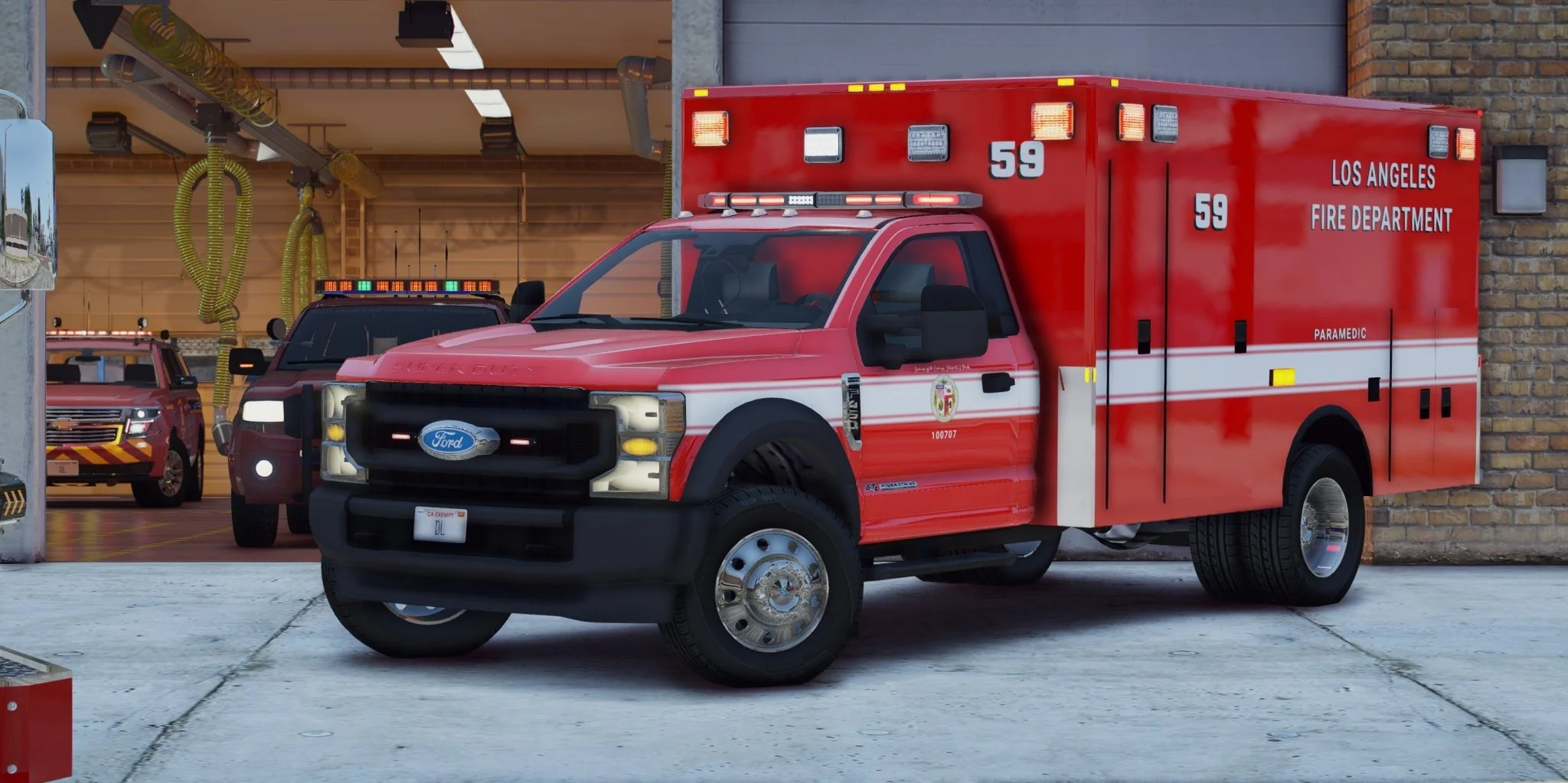ELS EMS Fire and Rescue Pack | 7 Vehicles - Image 3