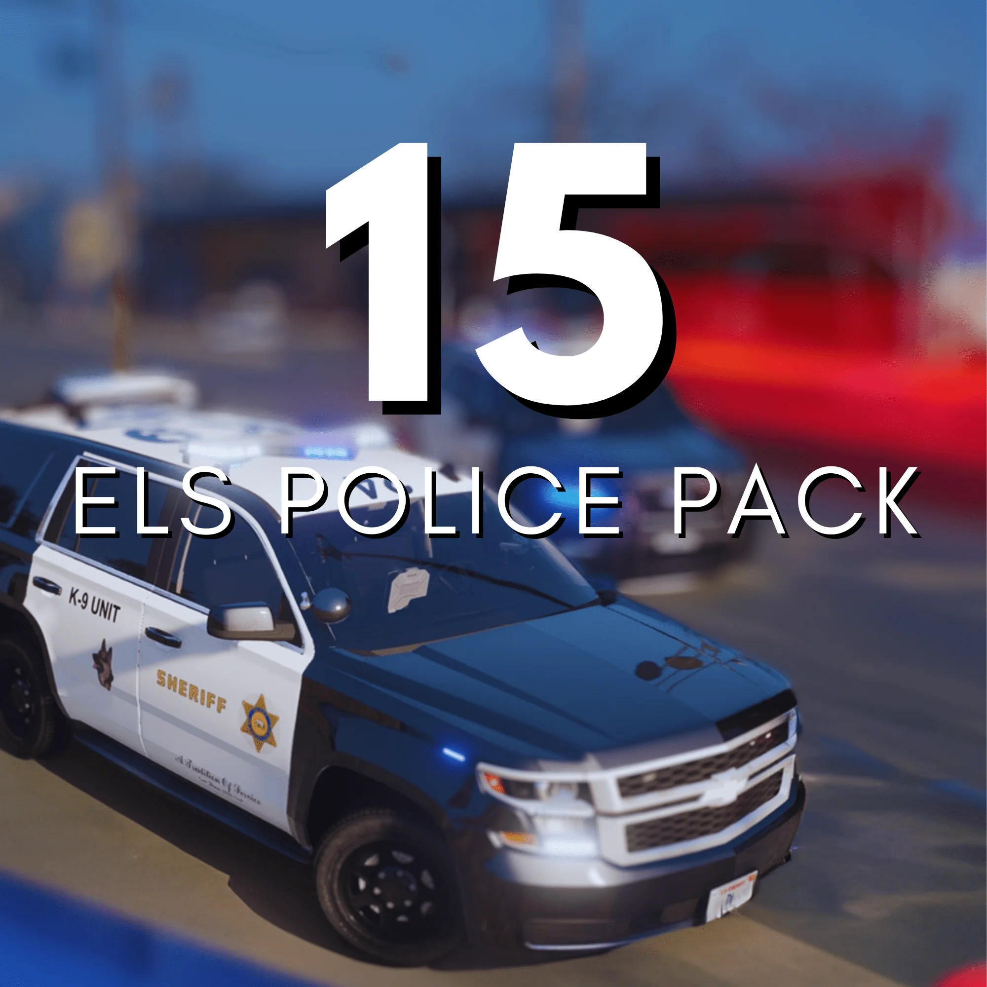 ELS Sheriff Police Car Pack | 15 Vehicles