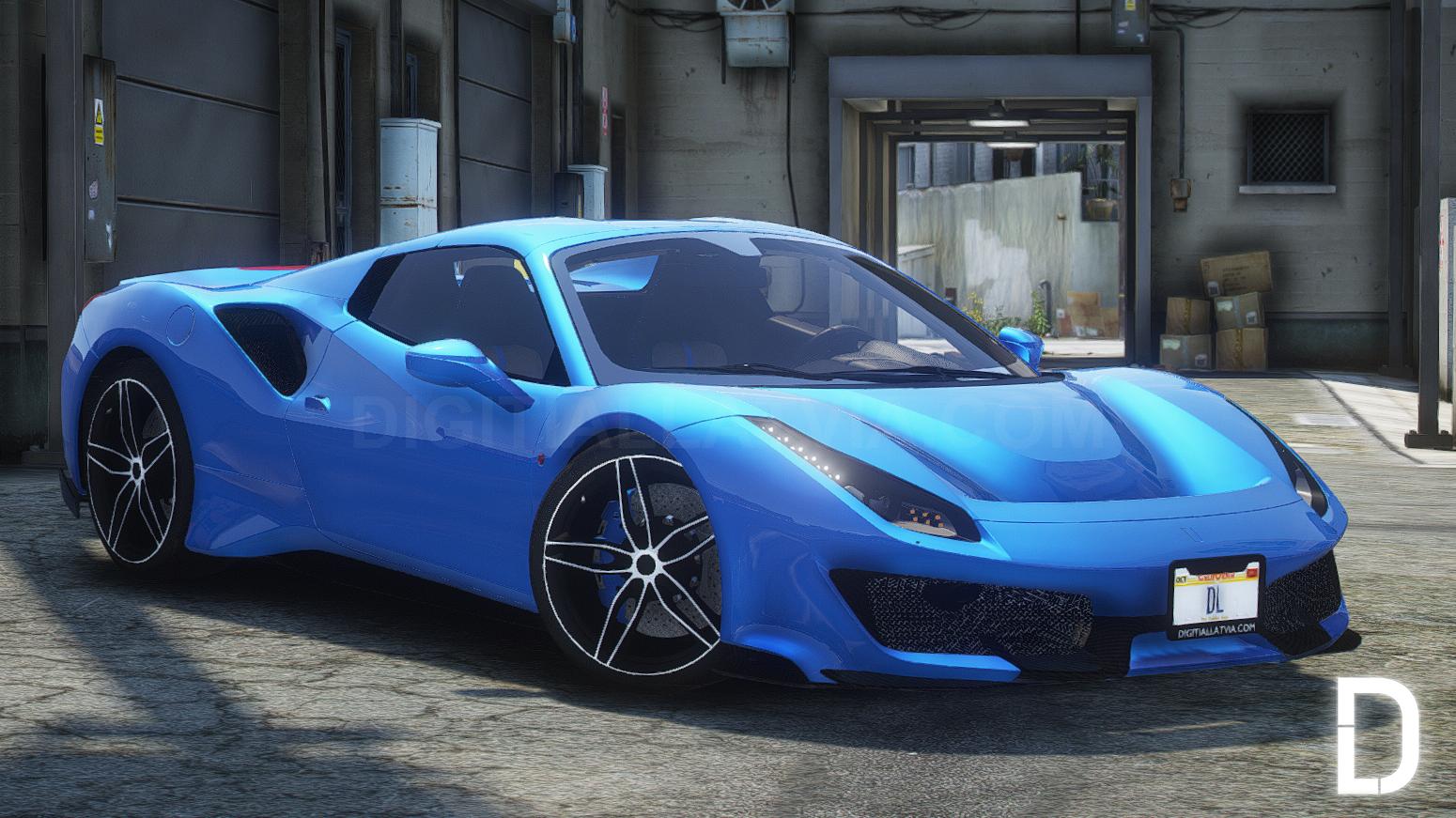 Ferrari 488 Pista Spider | Debadged | Template - Image 4