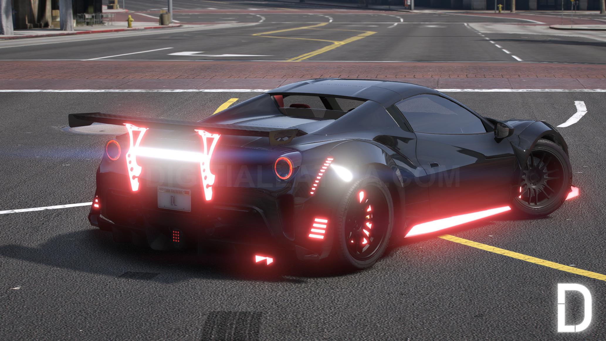 Ferrari 488 Spyder Widebody Animated | Debadged - Image 2