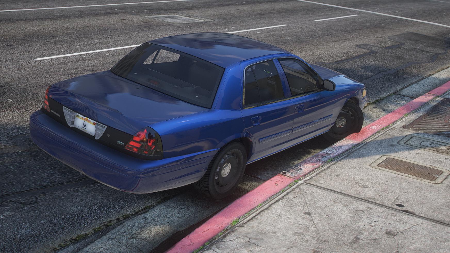 Ford Crown Victoria 2011 | Debadged | Template - Image 2