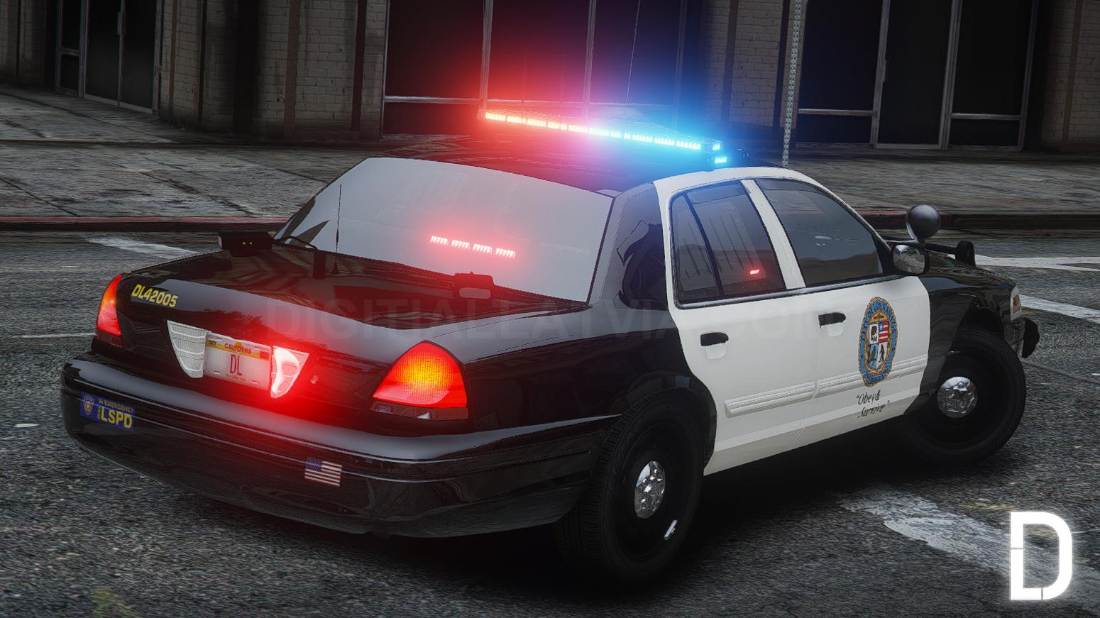 Ford Crown Victoria LSPD | Debadged | Template - Image 2
