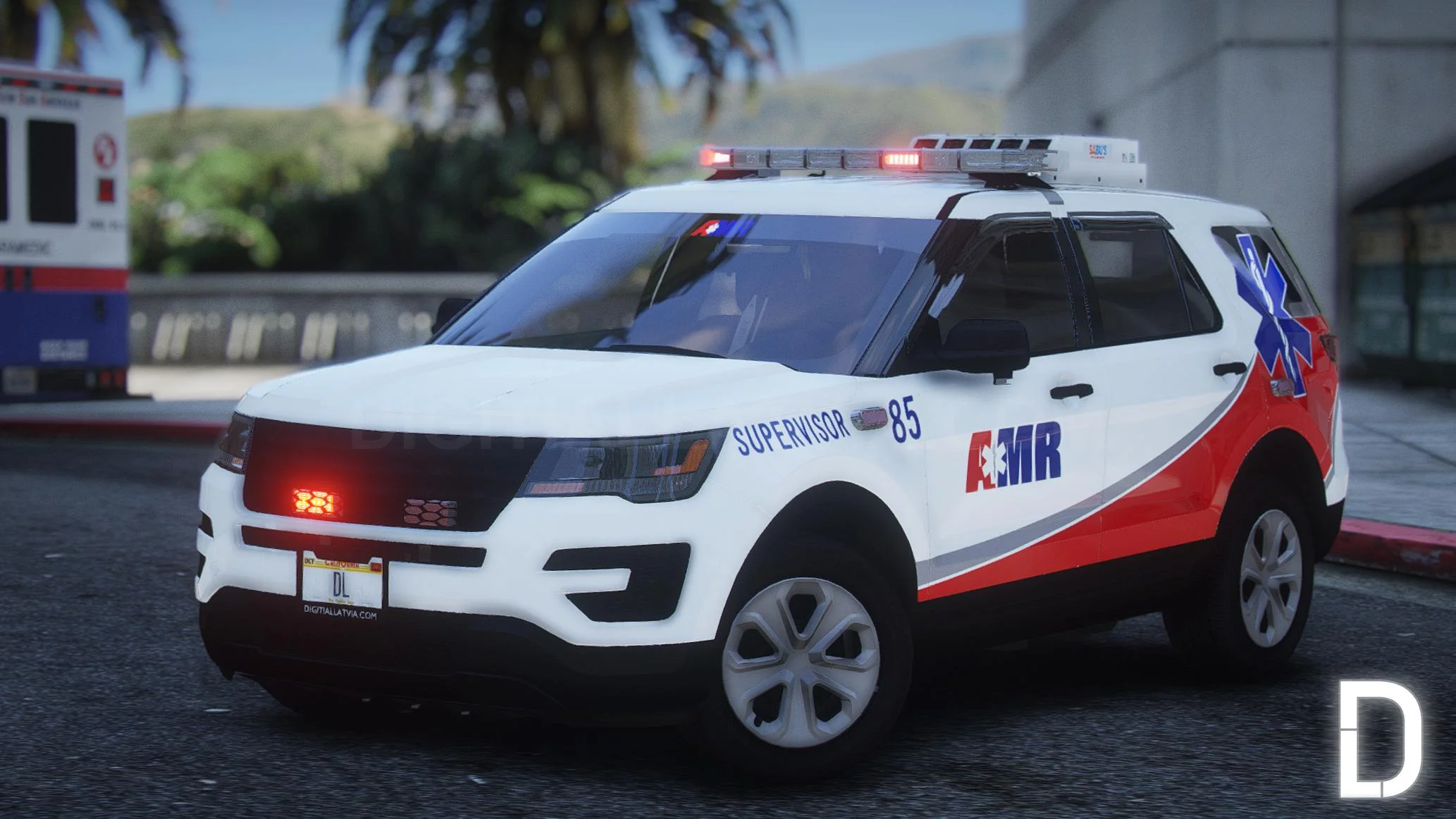 Ford Explorer 2016 EMS AMR | Debadged | Template