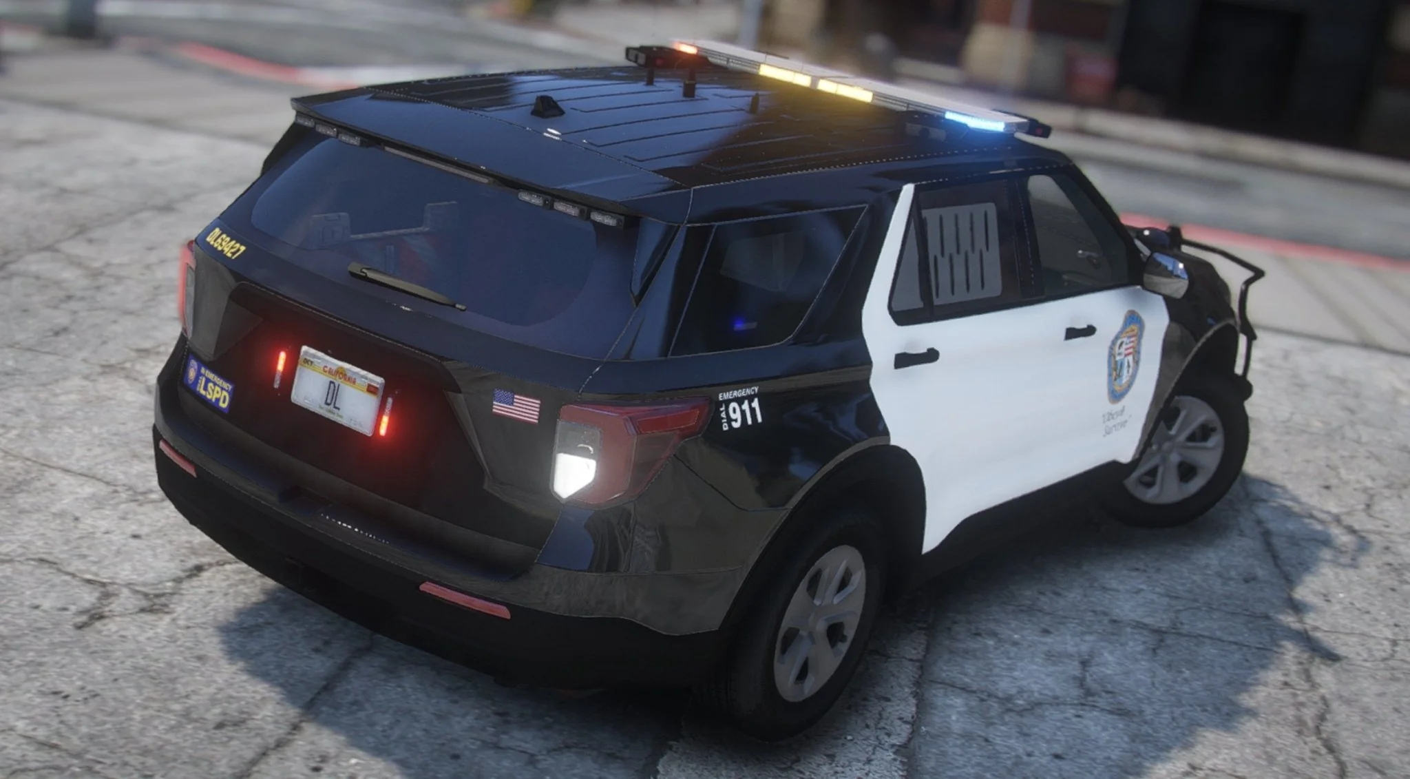 Ford Explorer 2020 LSPD | Debadged | Template - Image 2