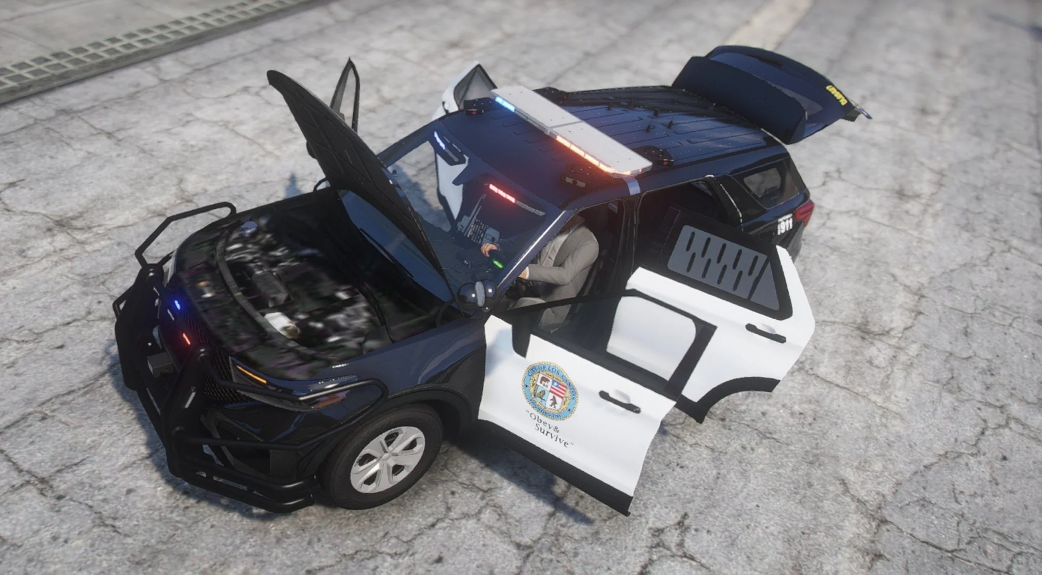 Ford Explorer 2020 LSPD | Debadged | Template - Image 3