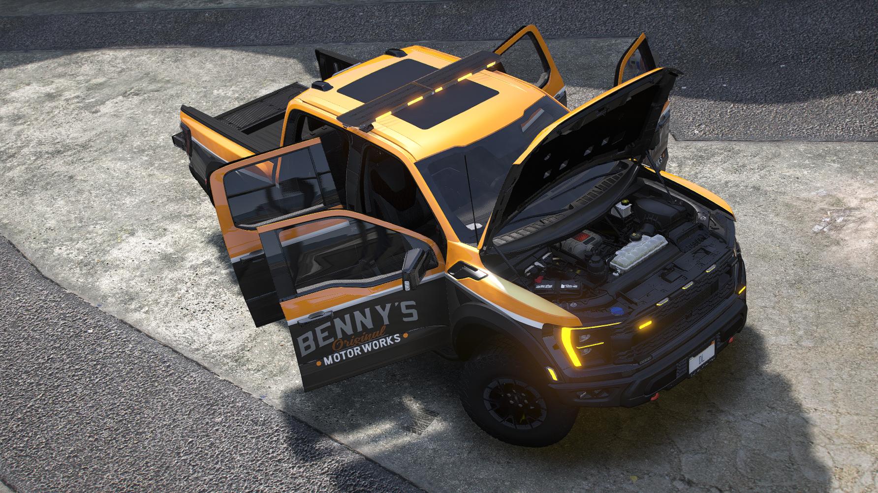 Ford F-150 Raptor R 2023 Bennys | Debadged | Template - Image 3
