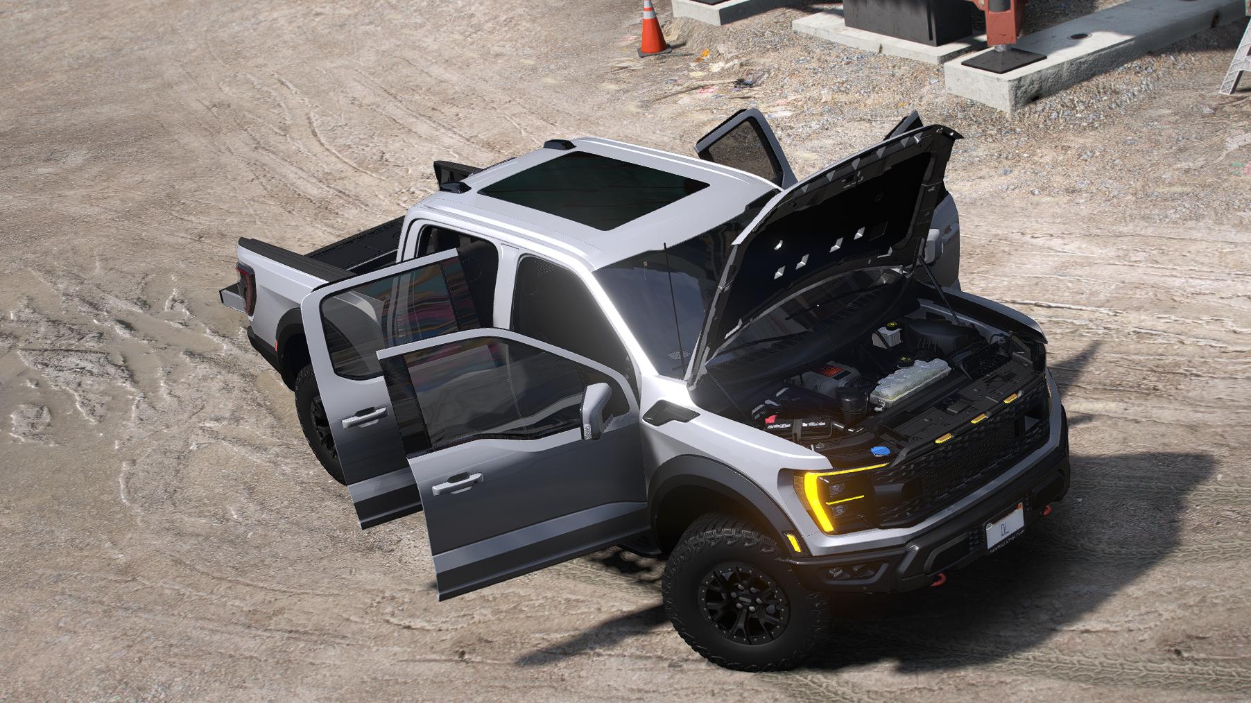 Ford F-150 Raptor R 2023 | Debadged | Template - Image 3