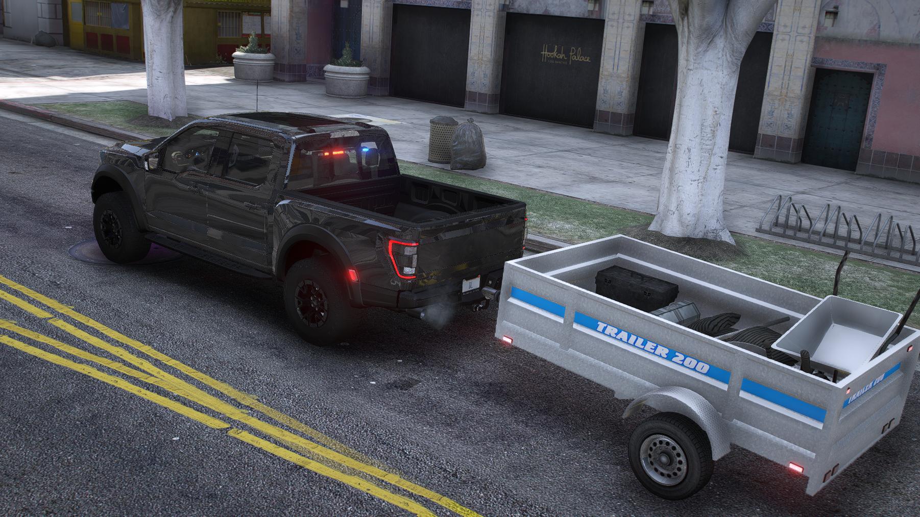 Ford F-150 Raptor R 2023 Unmarked Police | Debadged | Template - Image 5