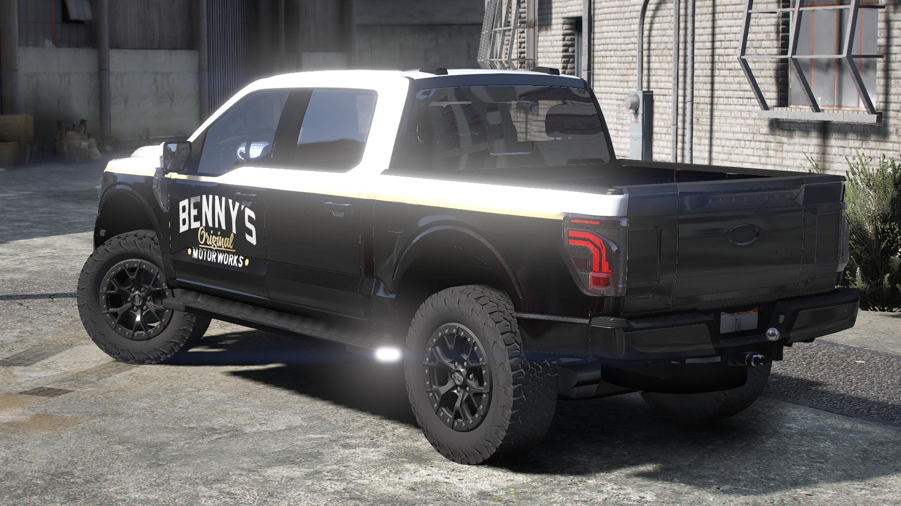 Ford F150 Bennys 2024 | Debadged | Template - Image 2