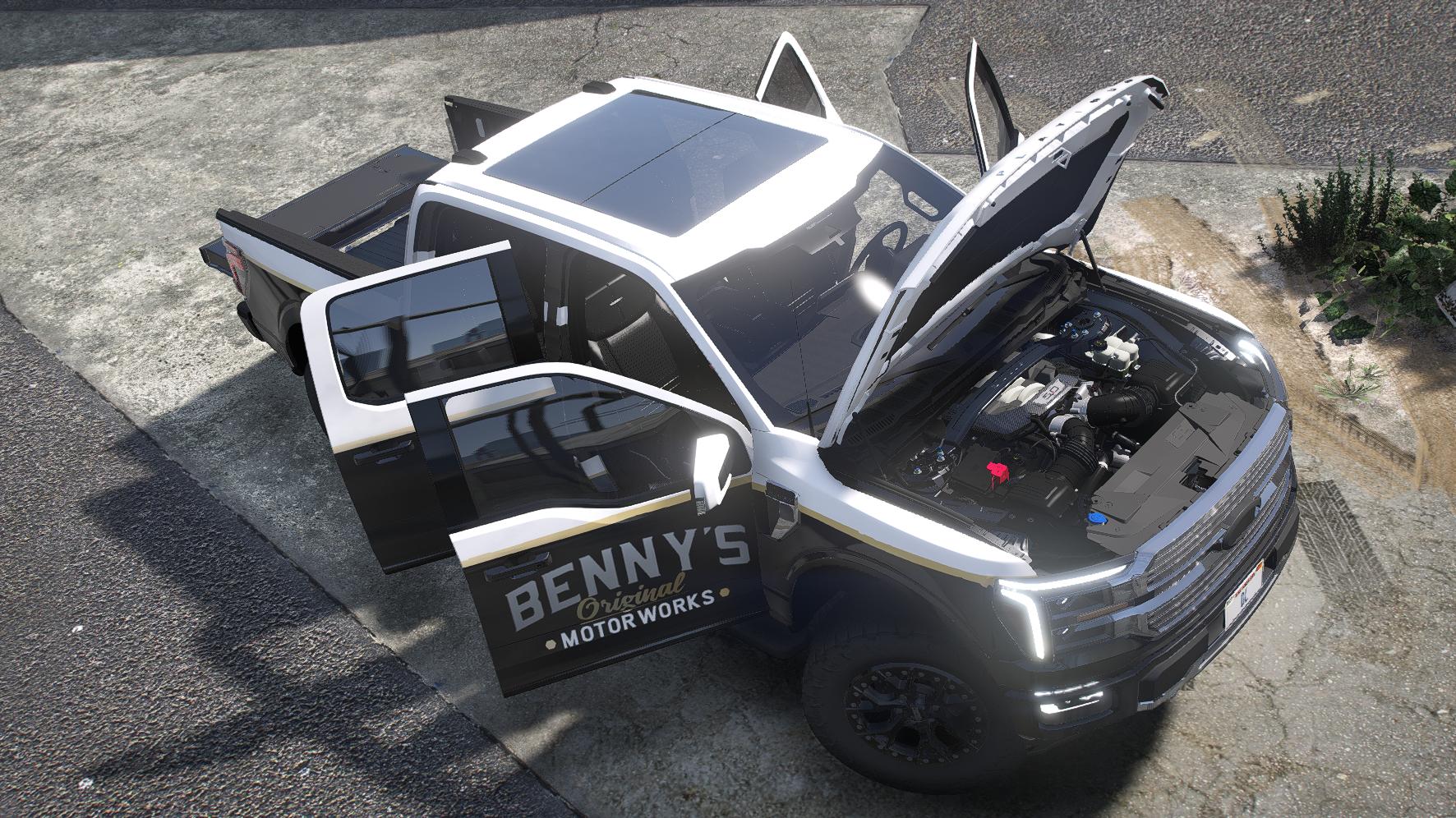 Ford F150 Bennys 2024 | Debadged | Template - Image 3