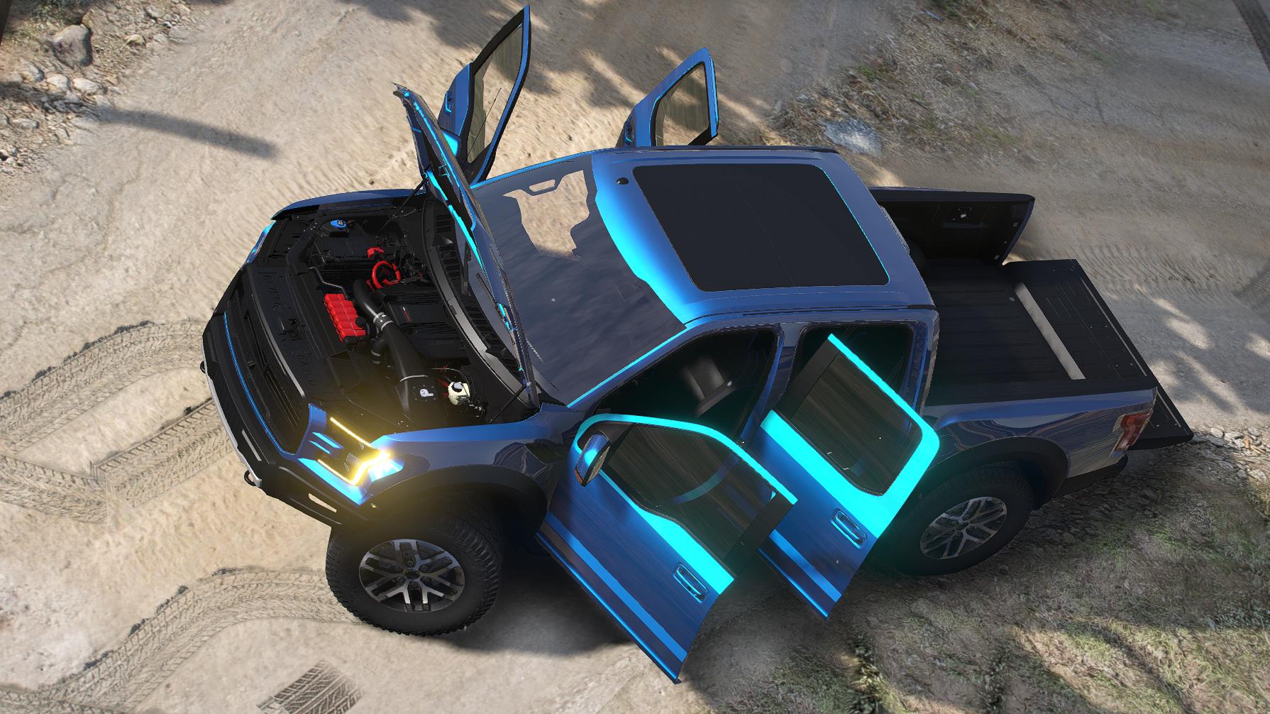 Ford F150 Raptor 2019 | Debadged | Tuning | Template - Image 3