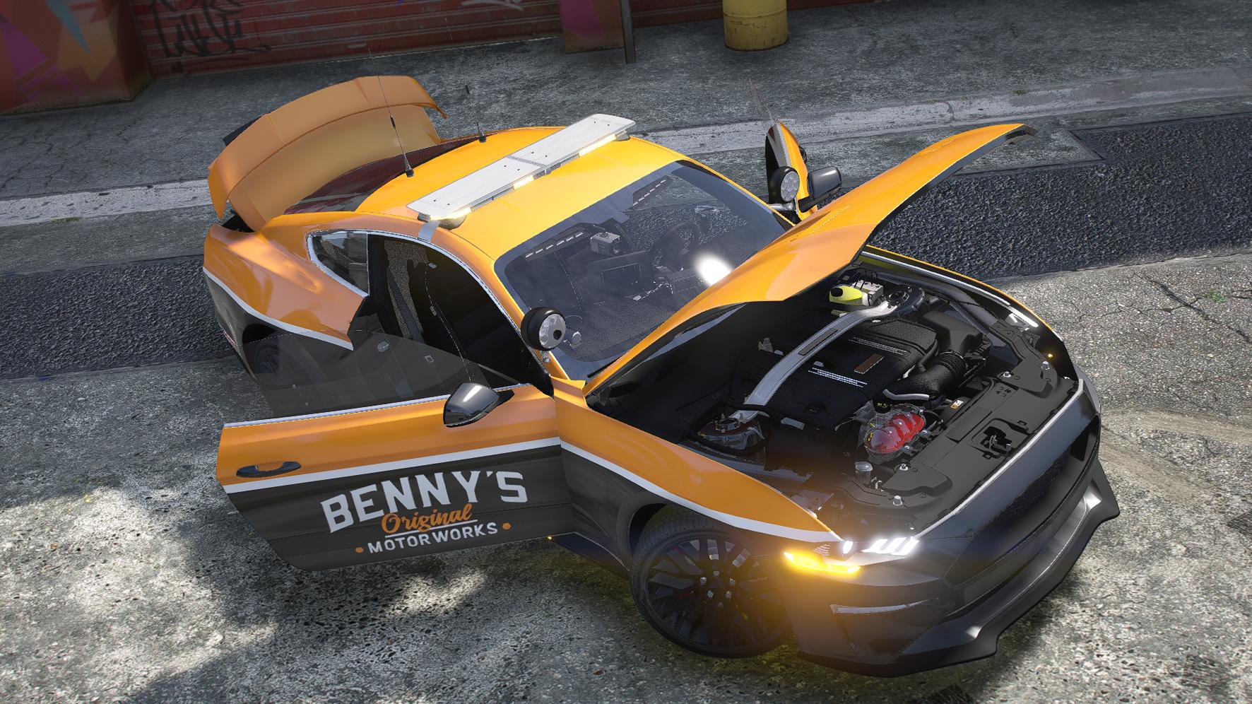 Ford Mustang Bennys | Debadged | Template - Image 3