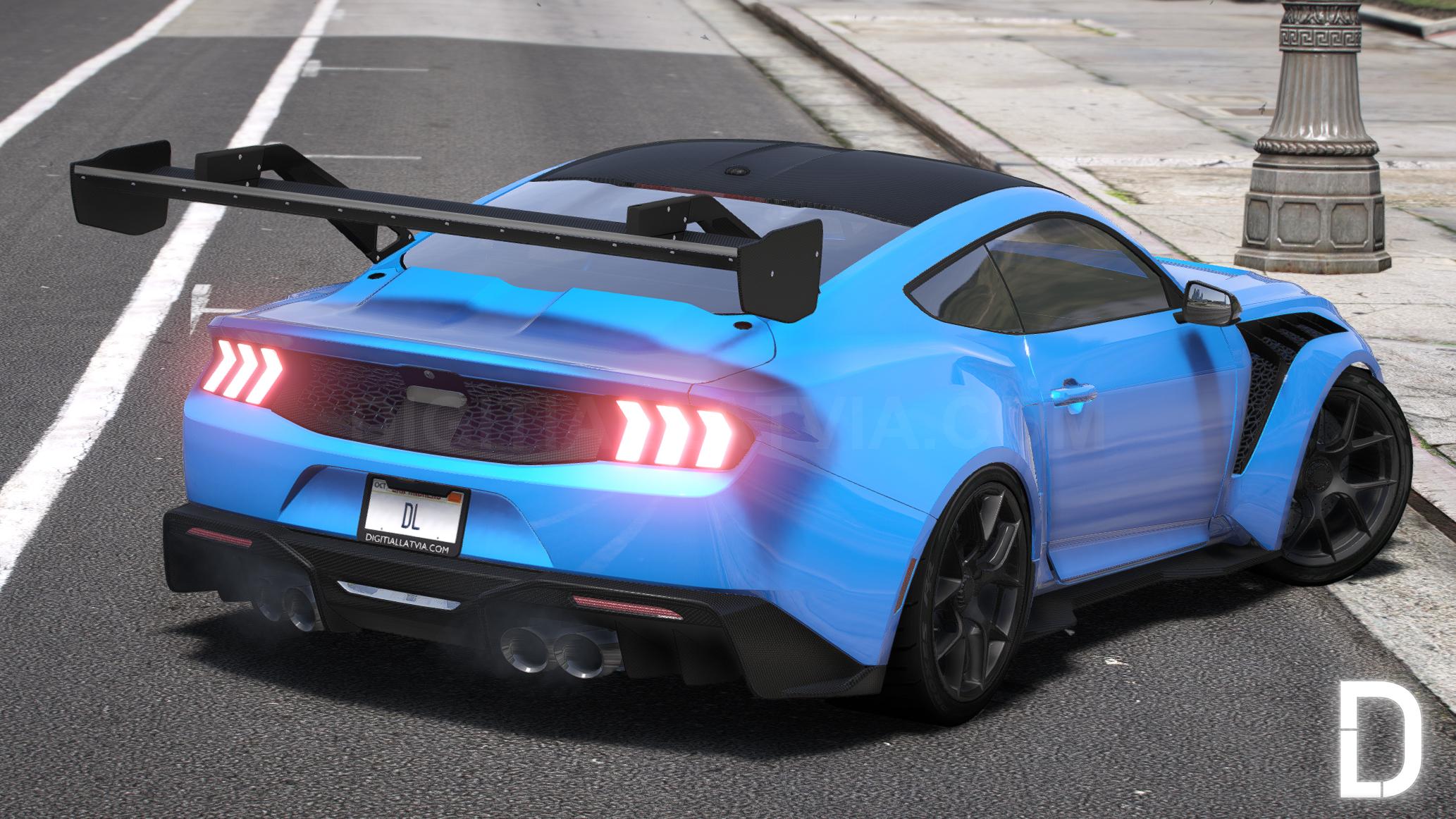Ford Mustang GTD 2025 | Debadged | Template - Image 2