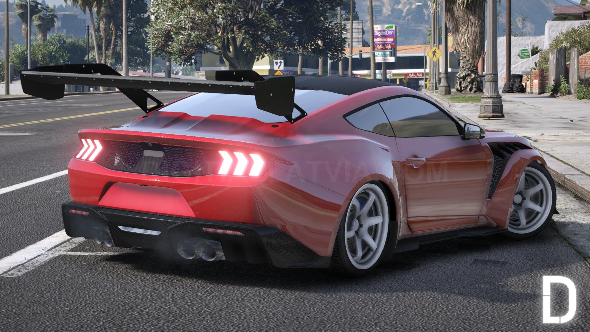 Ford Mustang GTD 2025 | Debadged | Template - Image 6