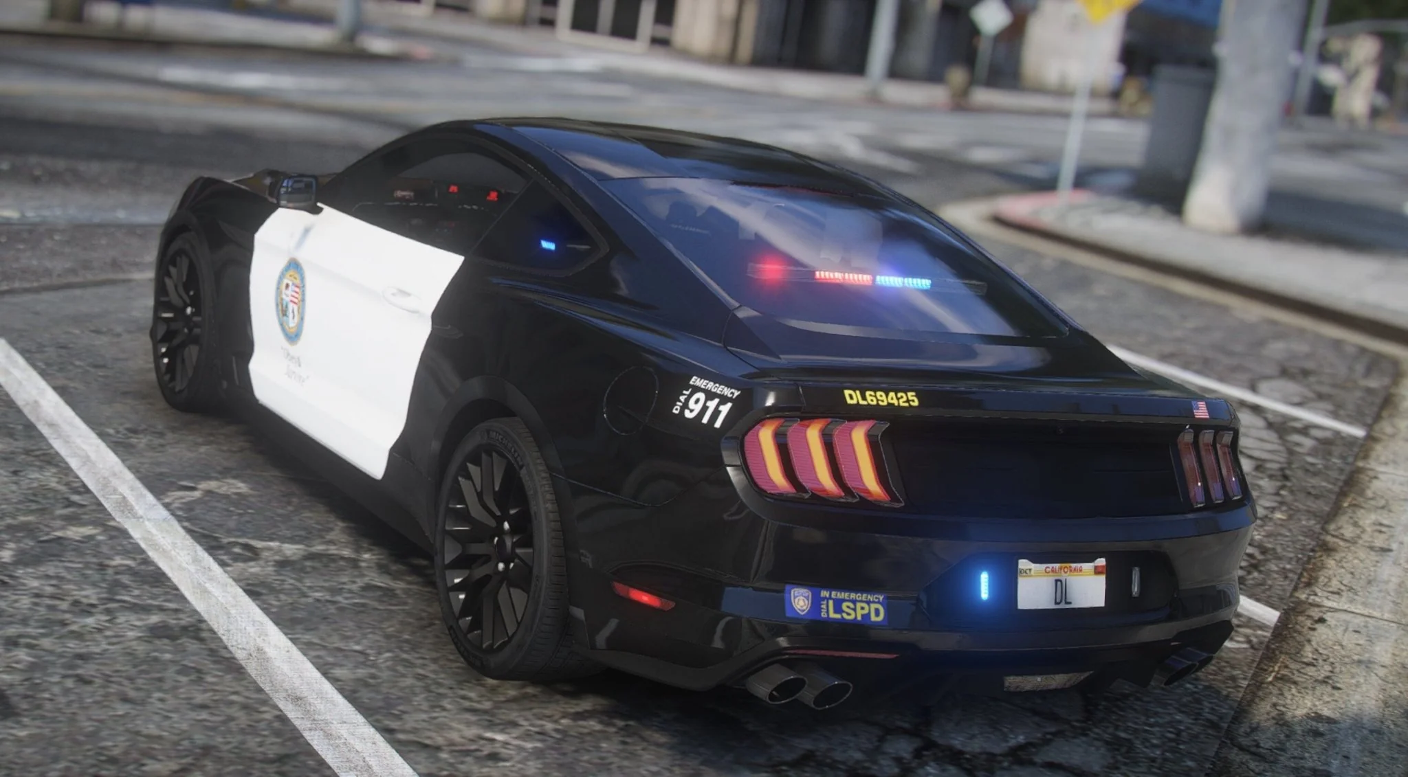 Ford Mustang LSPD | Debadged | Template - Image 7