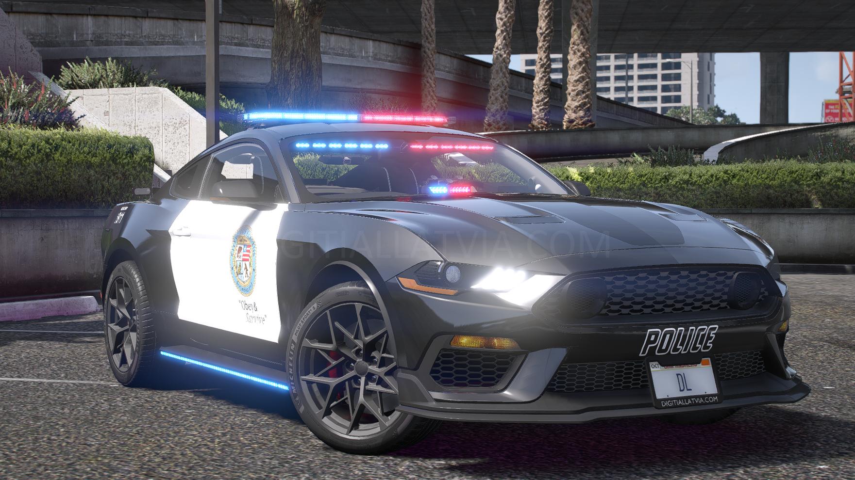 Ford Mustang Mach 1 Police | Debadged | Template