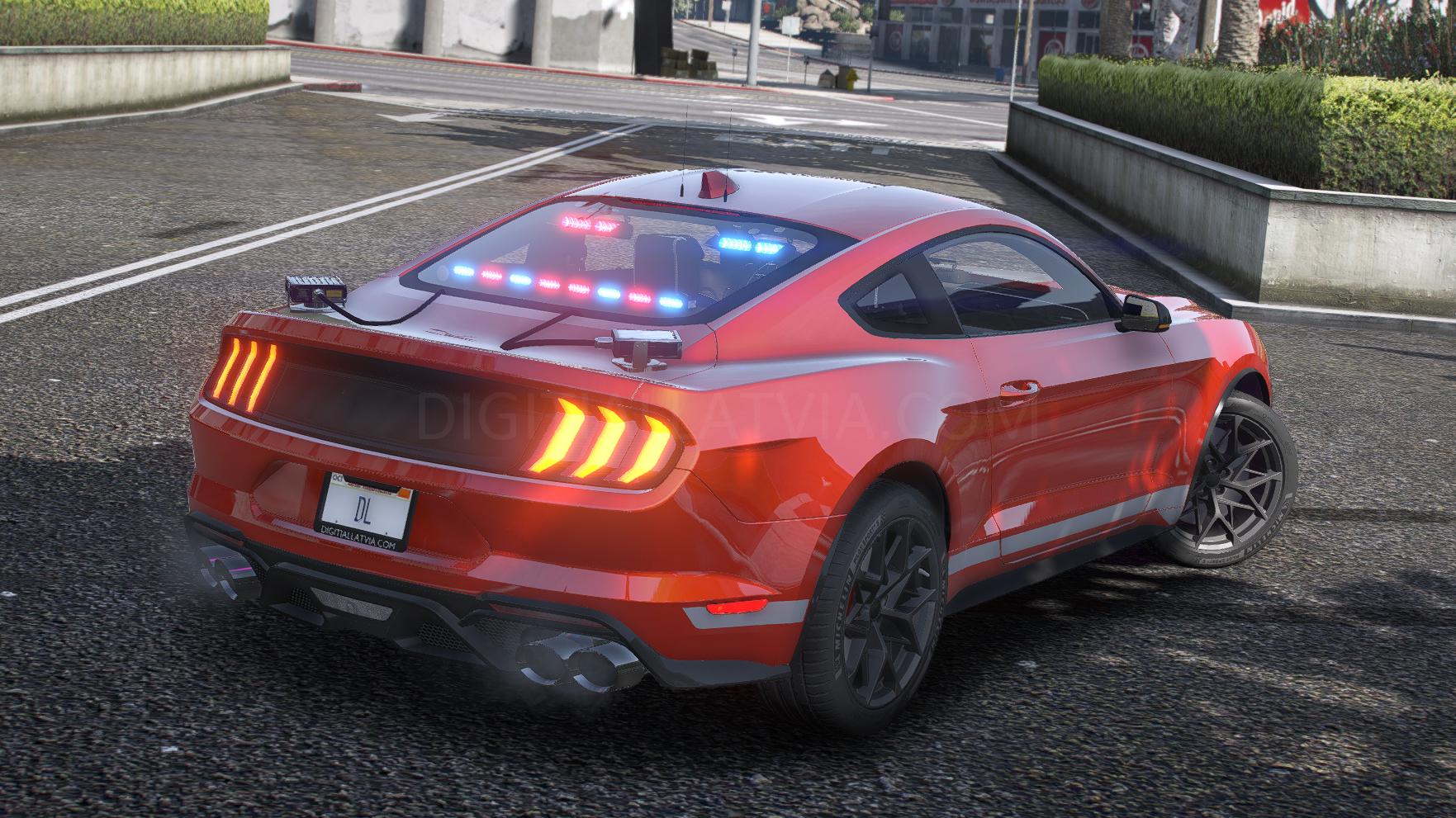 Ford Mustang Mach 1 Police | Debadged | Template - Image 5