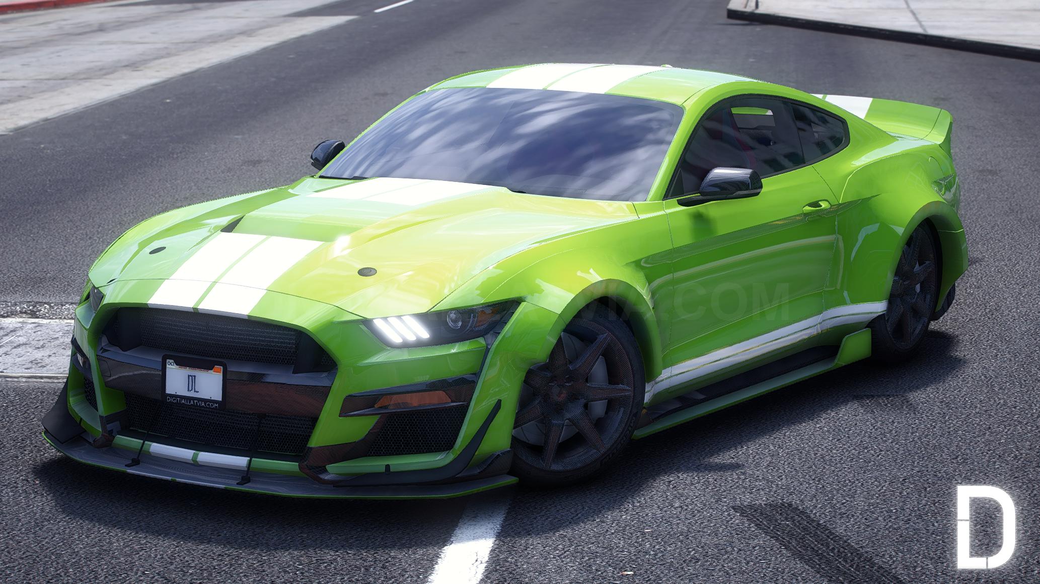 Ford Mustang Shelby 2020 | Debadged | Tuning | Template - Image 4