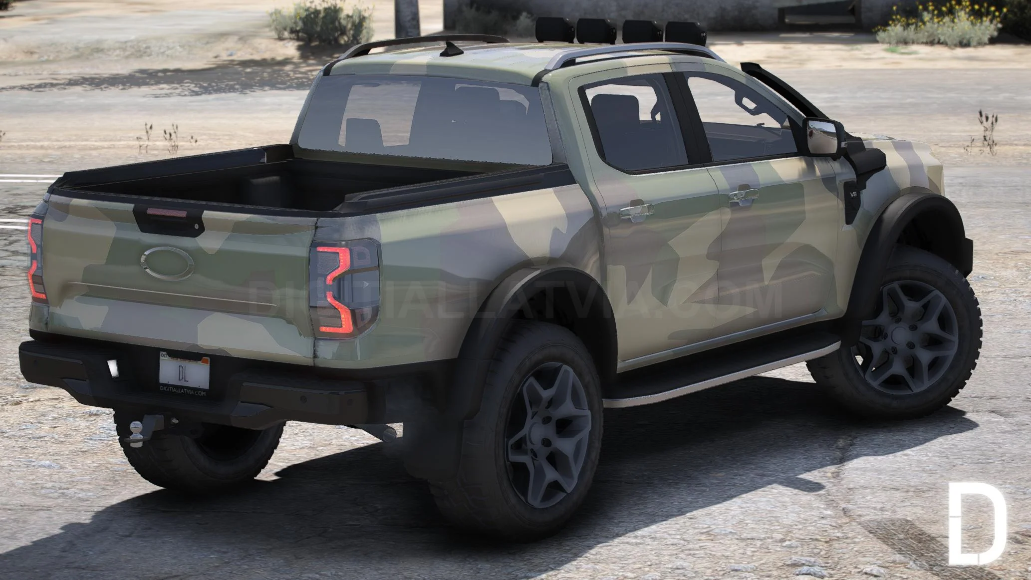Ford Ranger Wildtrak 2023 | Debadged | Template - Image 2