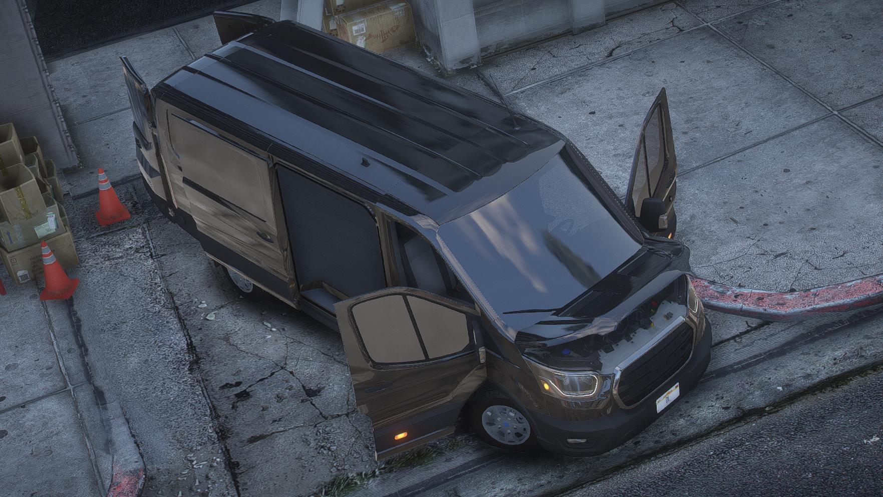 Ford Transit 2022 | Debadged | Template - Image 5