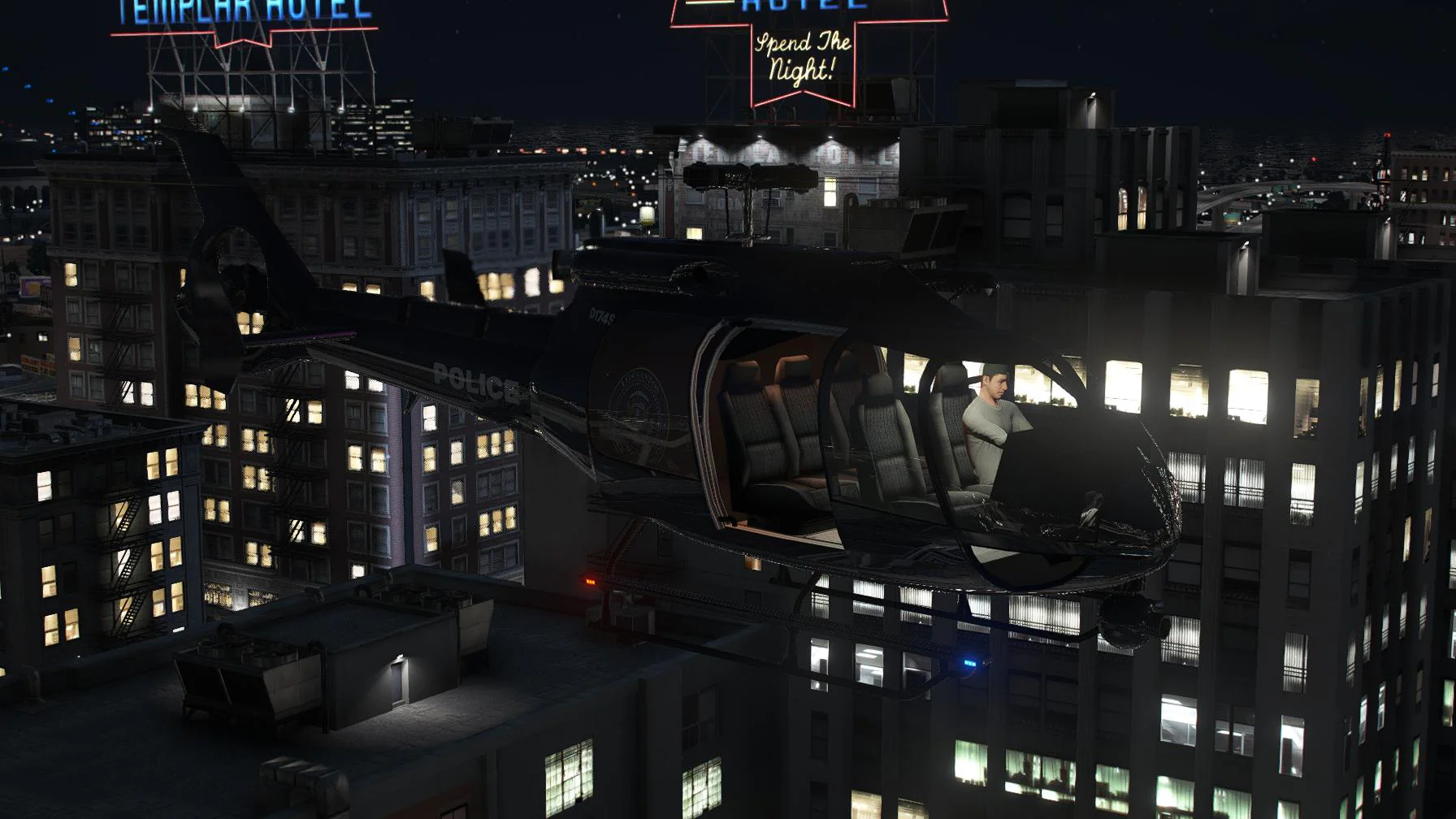 Frogger Police Helicopter | Template - Image 3