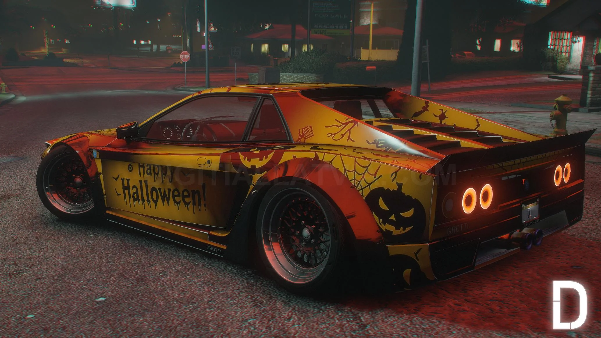 Grotti LSCM Cheetah Classic Halloween | Template - Image 2