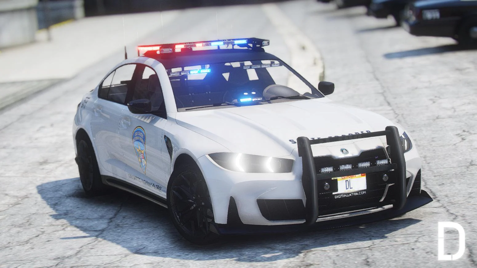 Highway Patrol Police Vanilla Car Pack | 5 Vehicles | Templates - Image 10