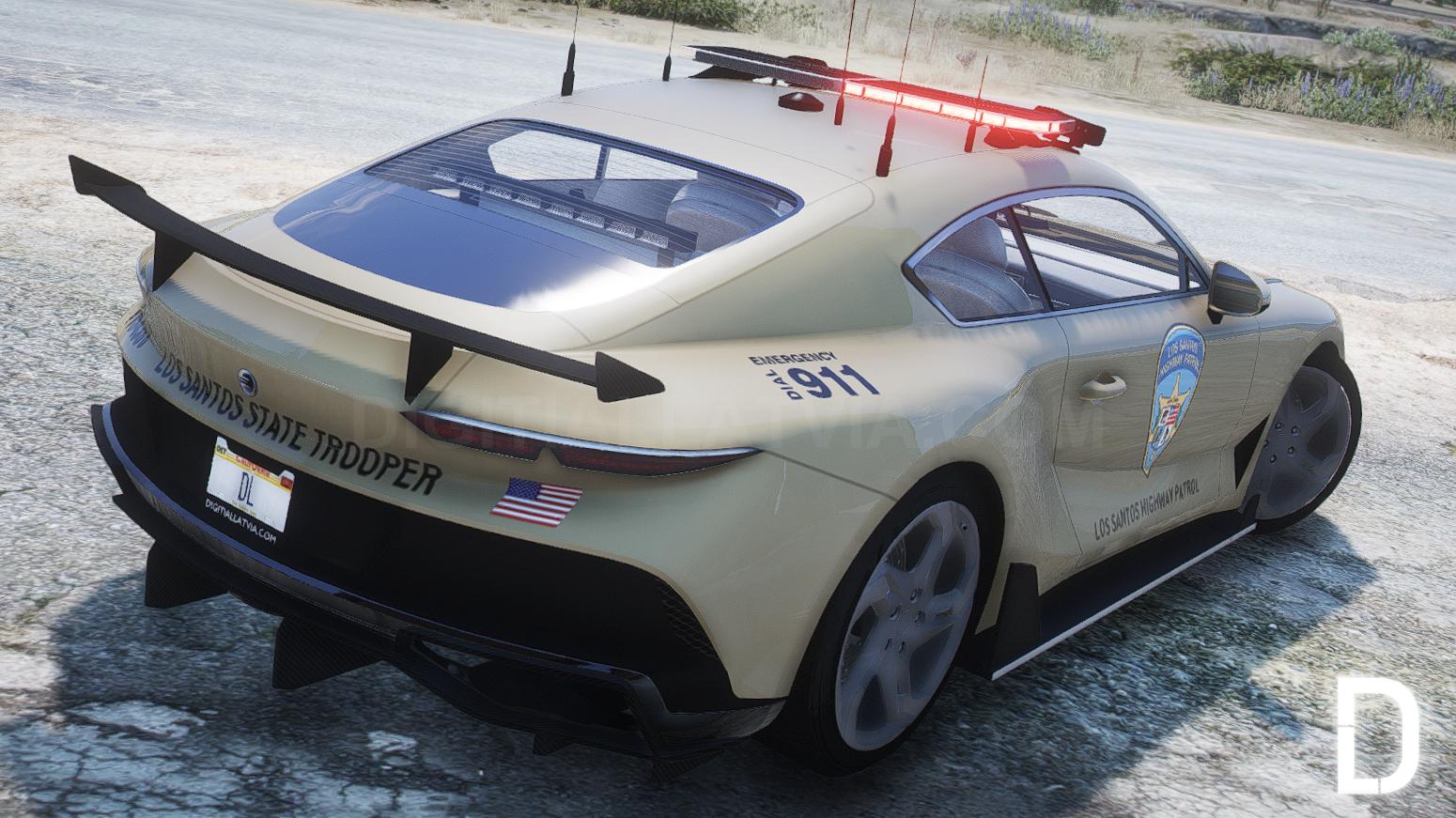 Highway Patrol Police Vanilla Car Pack | 5 Vehicles | Templates - Image 3