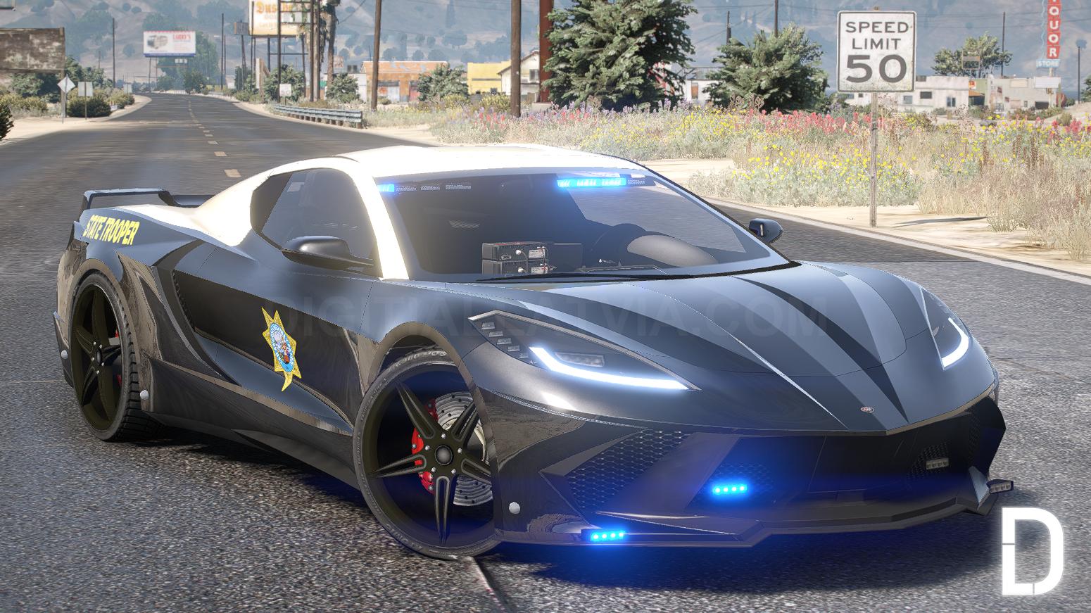 Highway Patrol Police Vanilla Car Pack | 5 Vehicles | Templates - Image 8