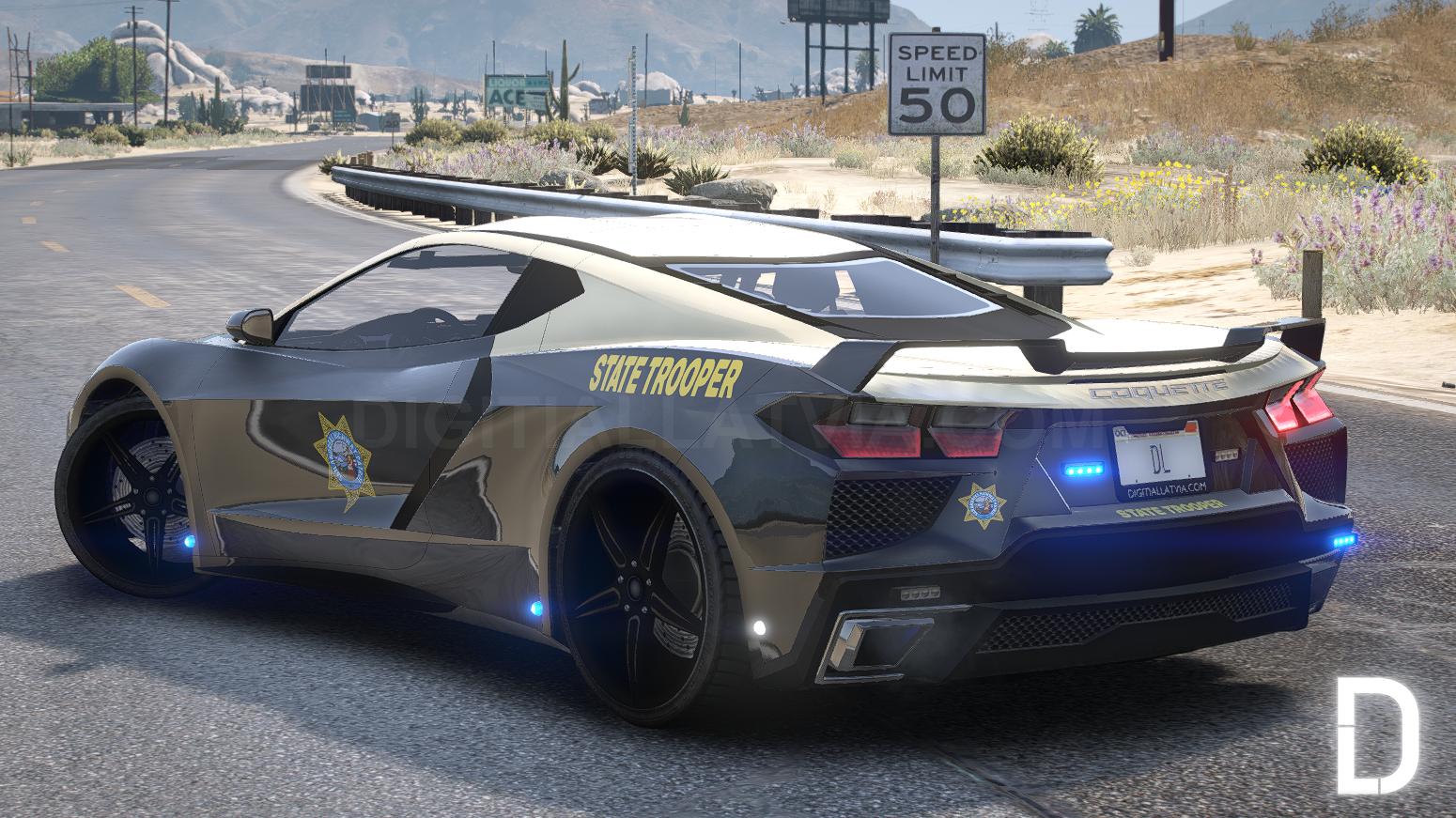 Highway Patrol Police Vanilla Car Pack | 5 Vehicles | Templates - Image 9