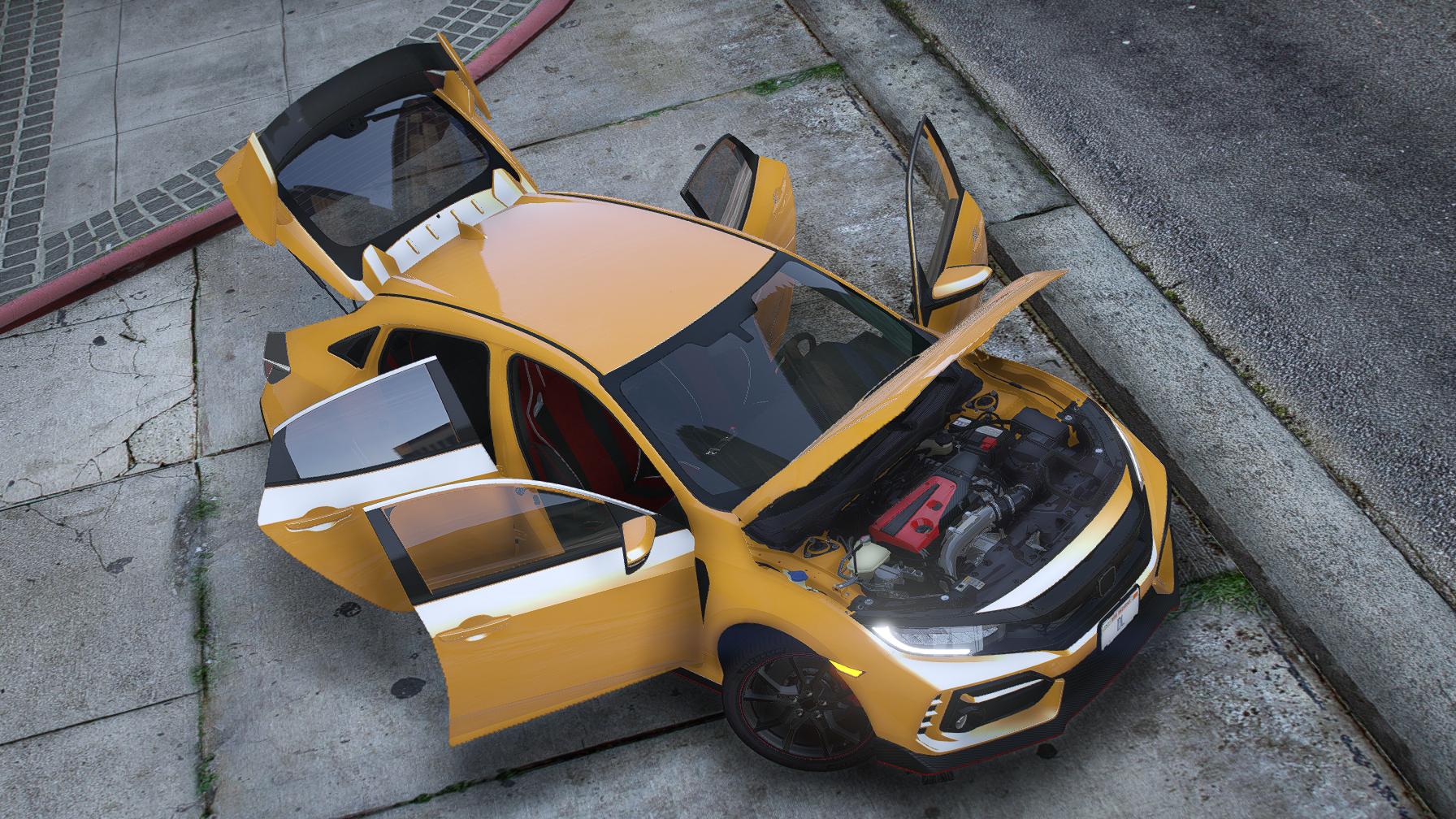 Honda Civic Type R 2020 | Debadged | Tuning | Template - Image 3