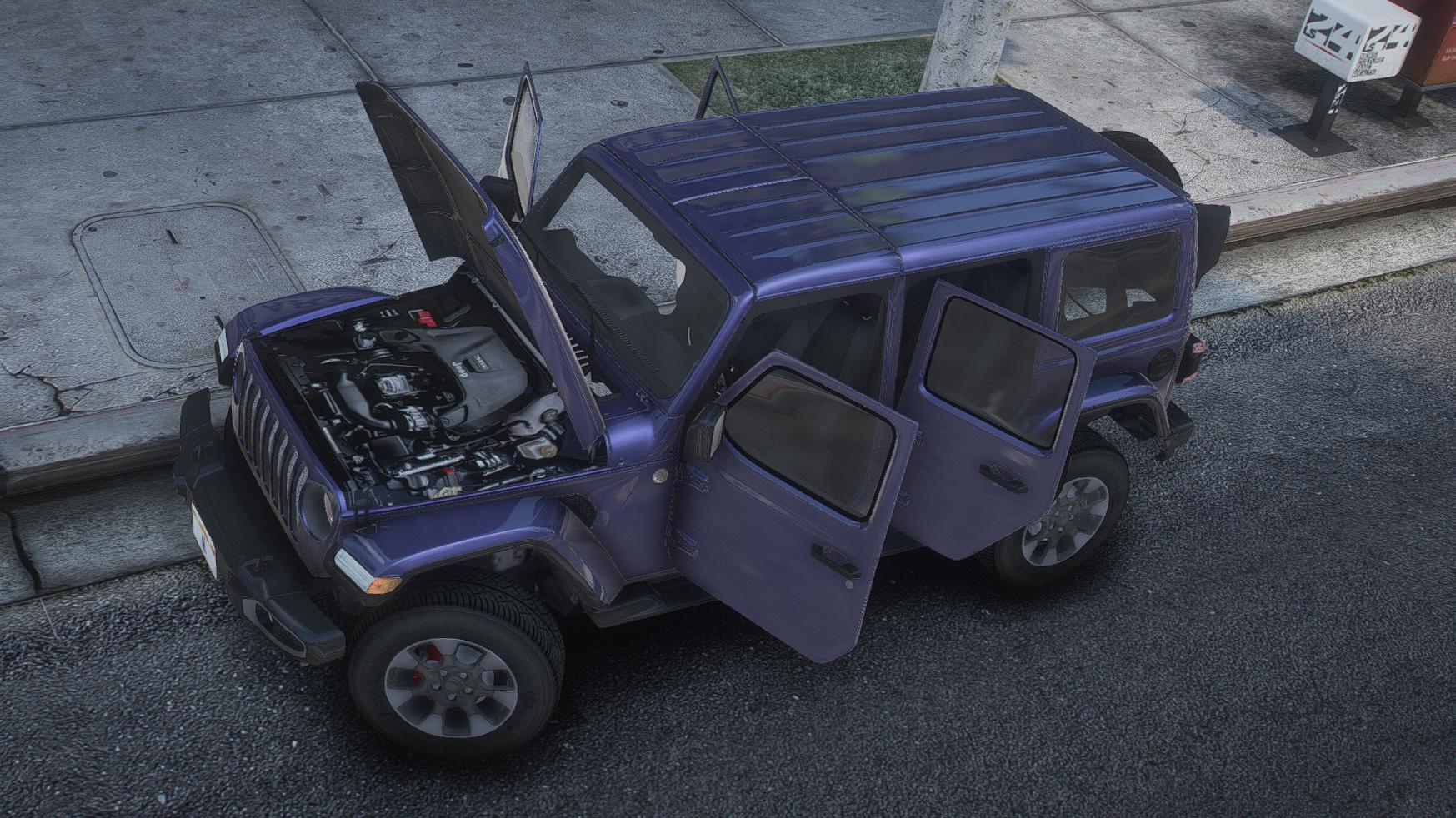 Jeep Wrangler Unlimited Sahara 2020  | Debadged - Image 3