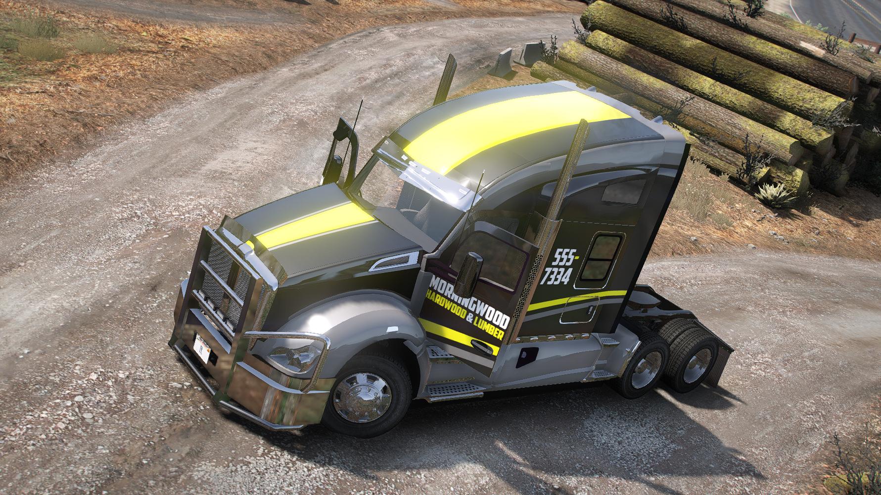 Kenworth T680 2016 | Debadged | Template - Image 3
