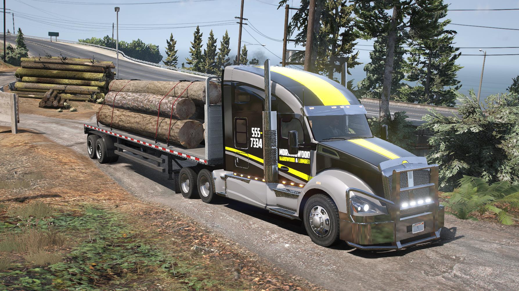 Kenworth T680 2016 | Debadged | Template - Image 4