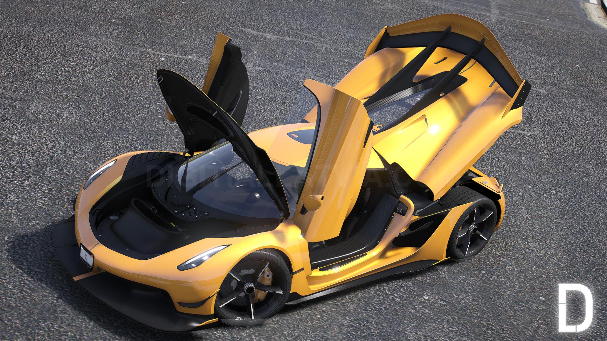 Koenigsegg Jesko 2020 | Debadged | Template - Image 5