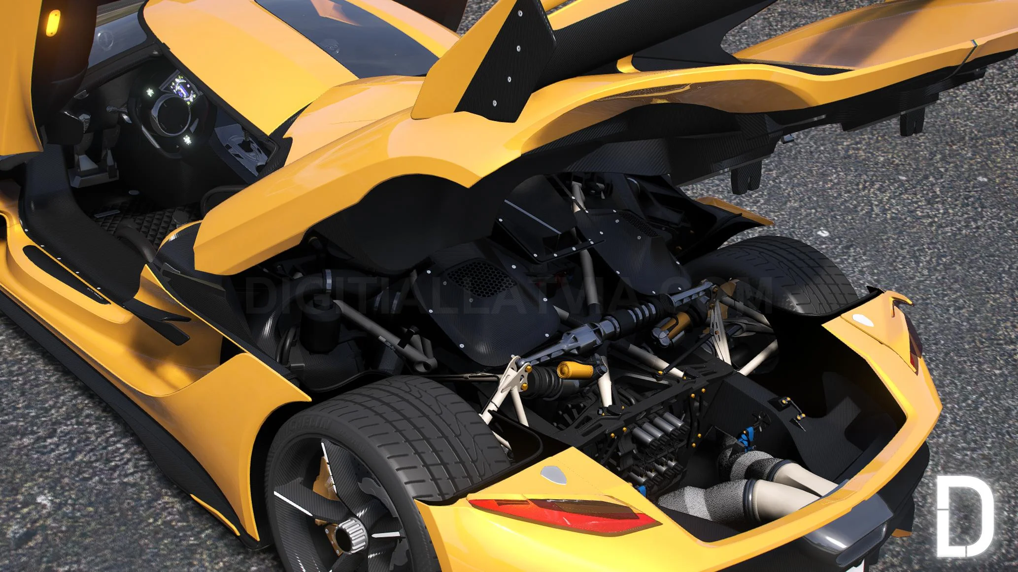 Koenigsegg Jesko 2020 | Debadged | Template - Image 6