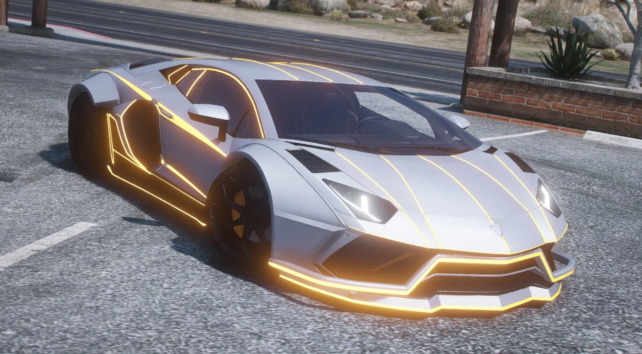 Lamborghini Aventador Animated | Debadged