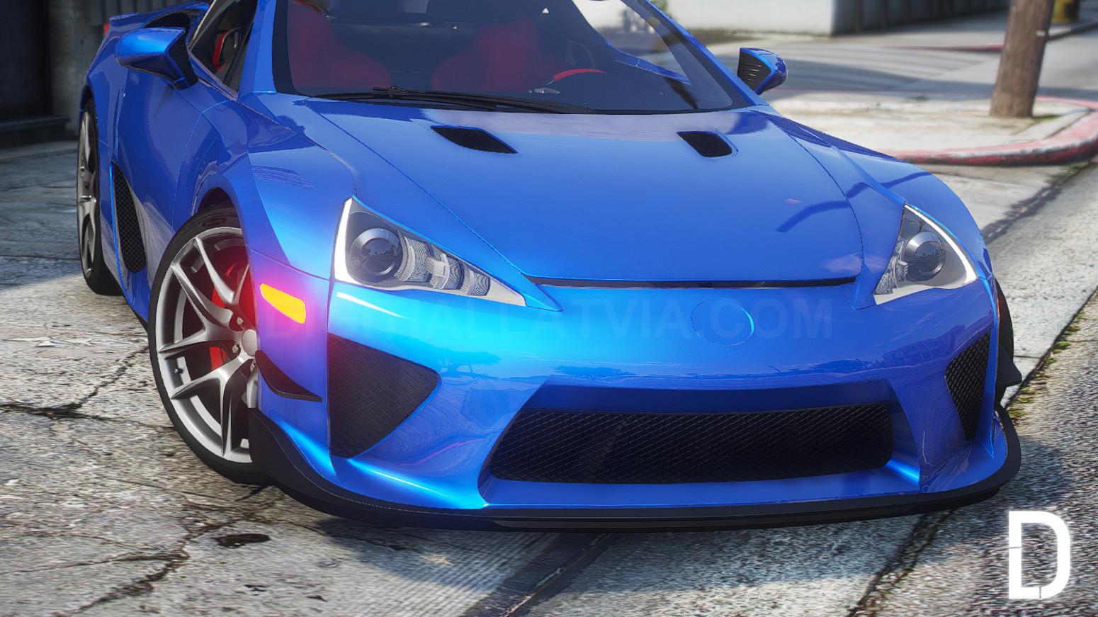 Lexus LFA | Debadged | Template | Tuning | Animated Spoiler - Image 4