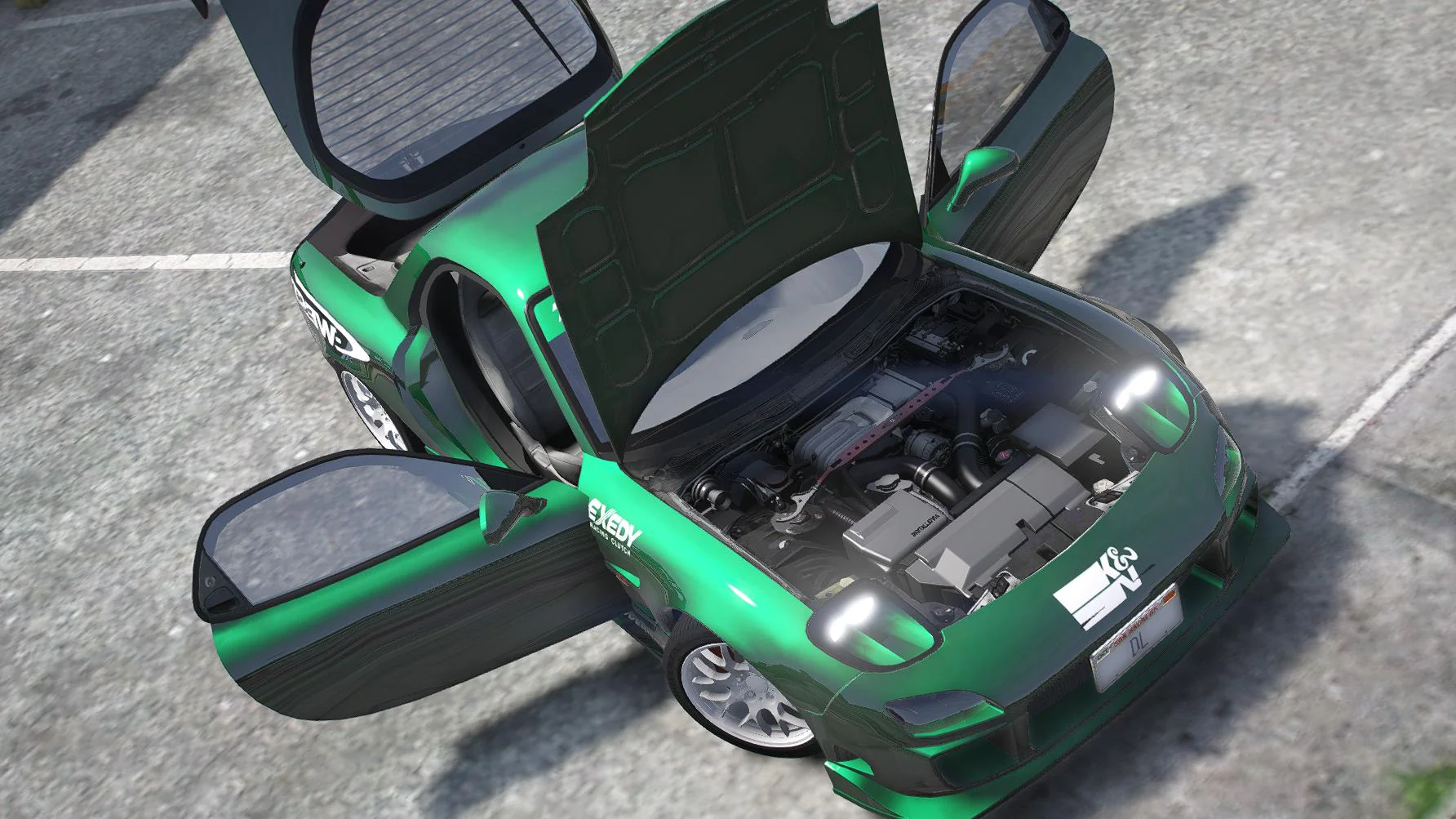 Mazda RX7 | Debadged | Tuning | Template - Image 3